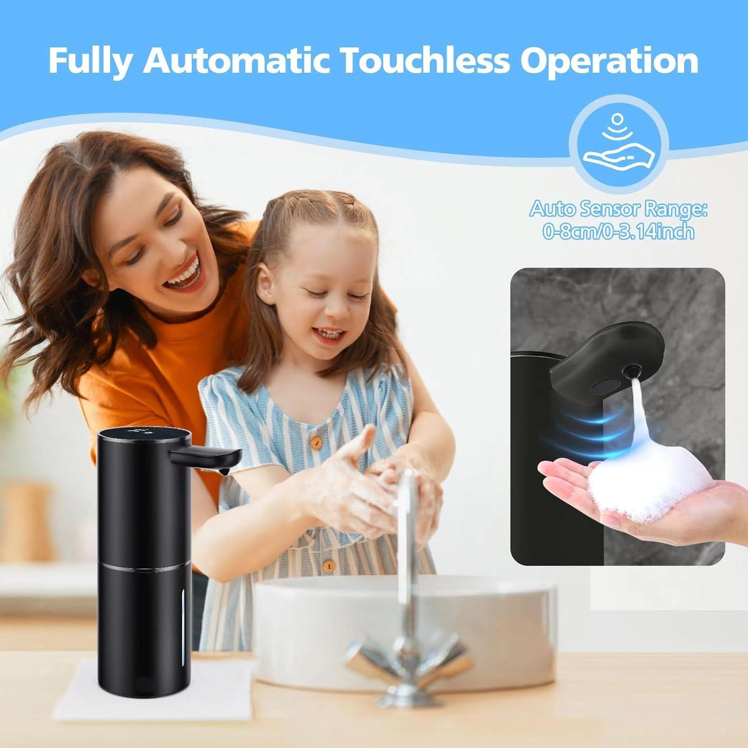 Dispensador de Jabón Espumoso Automático HYICO 460ml USB-C Negro