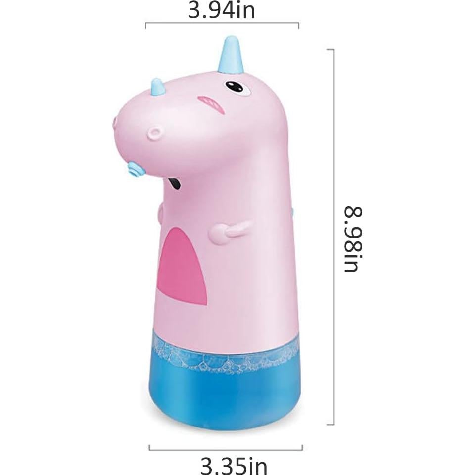 Dispensador Automático de Jabón Espumoso Kelendle Unicornio Rosa