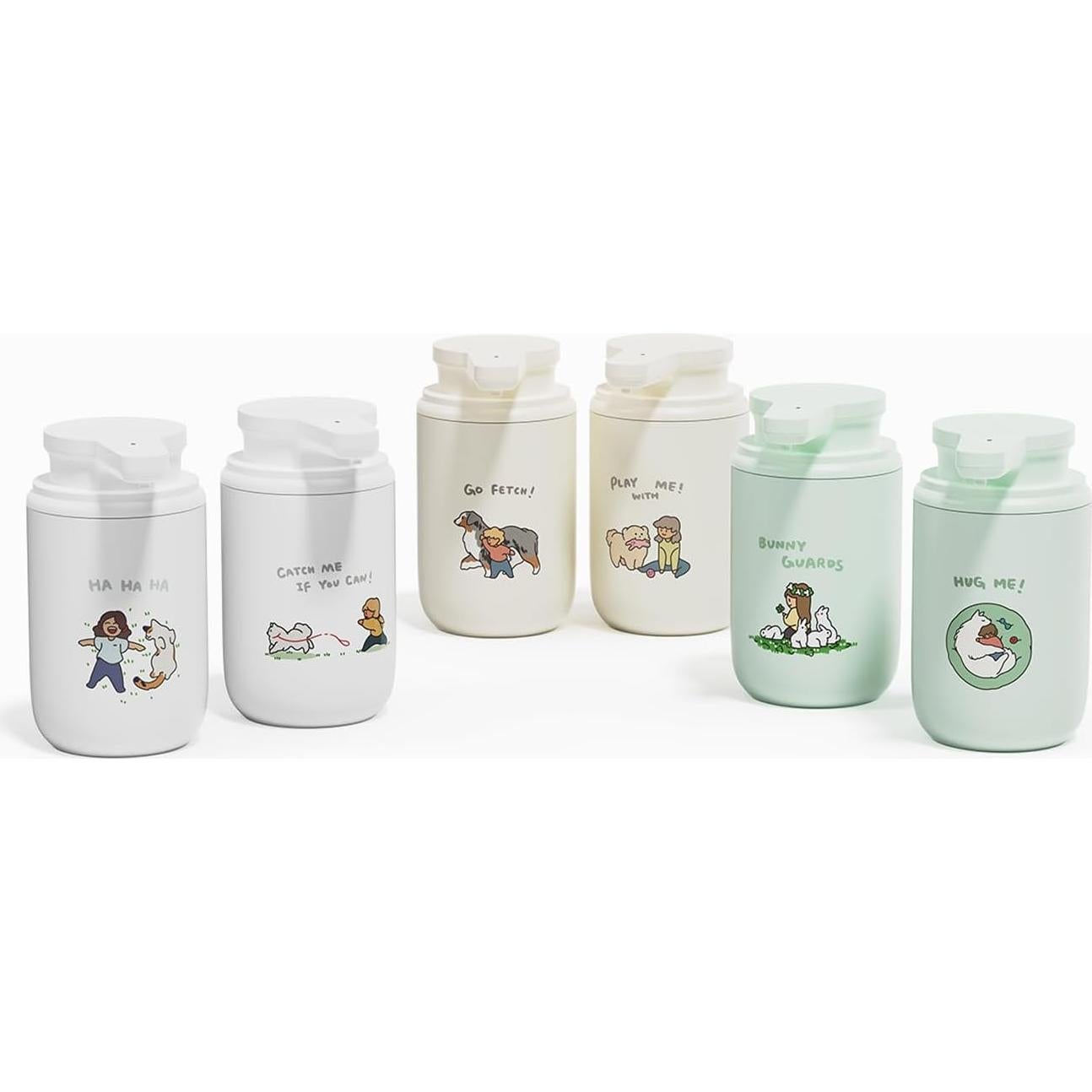 Dispensador de Jabón Automático Mooas Happy Buddy Marfil