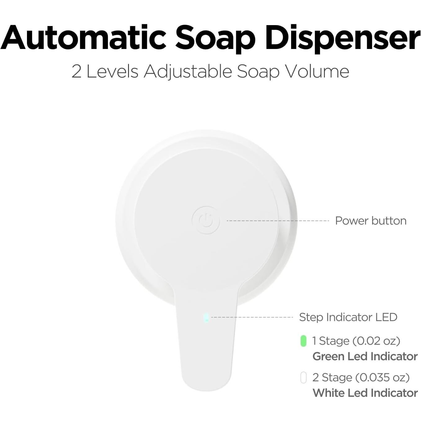 Dispensador de Jabón Automático Mooas Happy Buddy Marfil