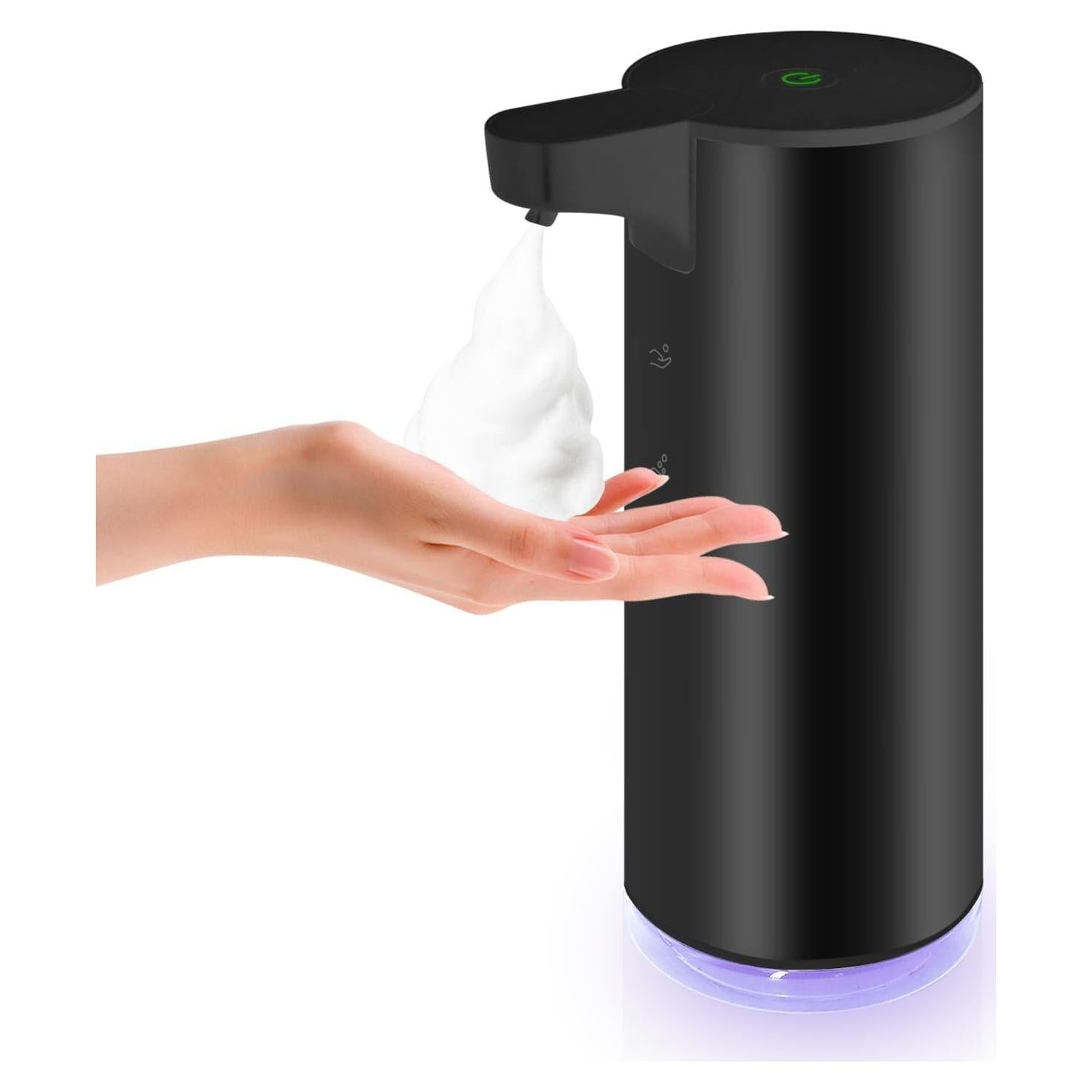 Dispensador Automático de Jabón Espumoso Mamiddle Negro IPX5