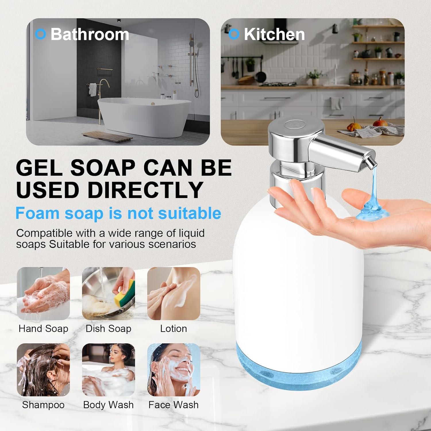 Dispensador Automático de Jabón Líquido Blancel 320ml Blanco