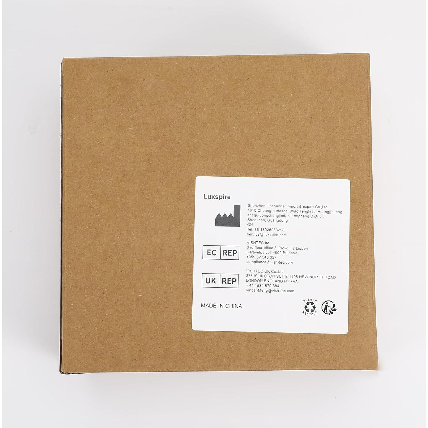 Dispensador de Jabón Espumoso Luxspire Ámbar 444 ml - 2 Paquetes