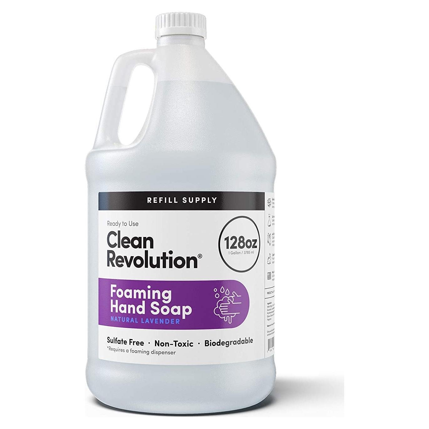 Contenedor Recarga Jabón Espumoso Clean Revolution 3.63kg Lavanda