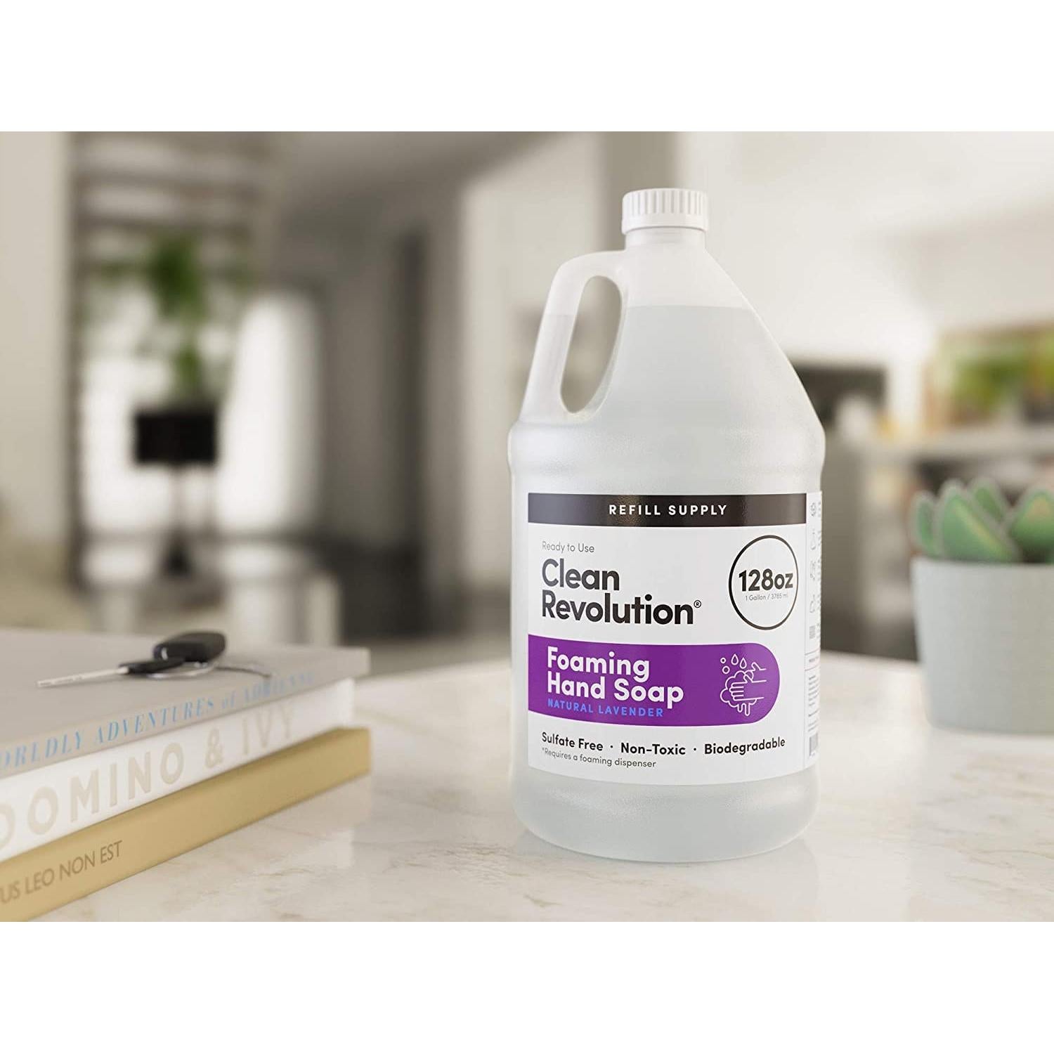 Contenedor Recarga Jabón Espumoso Clean Revolution 3.63kg Lavanda