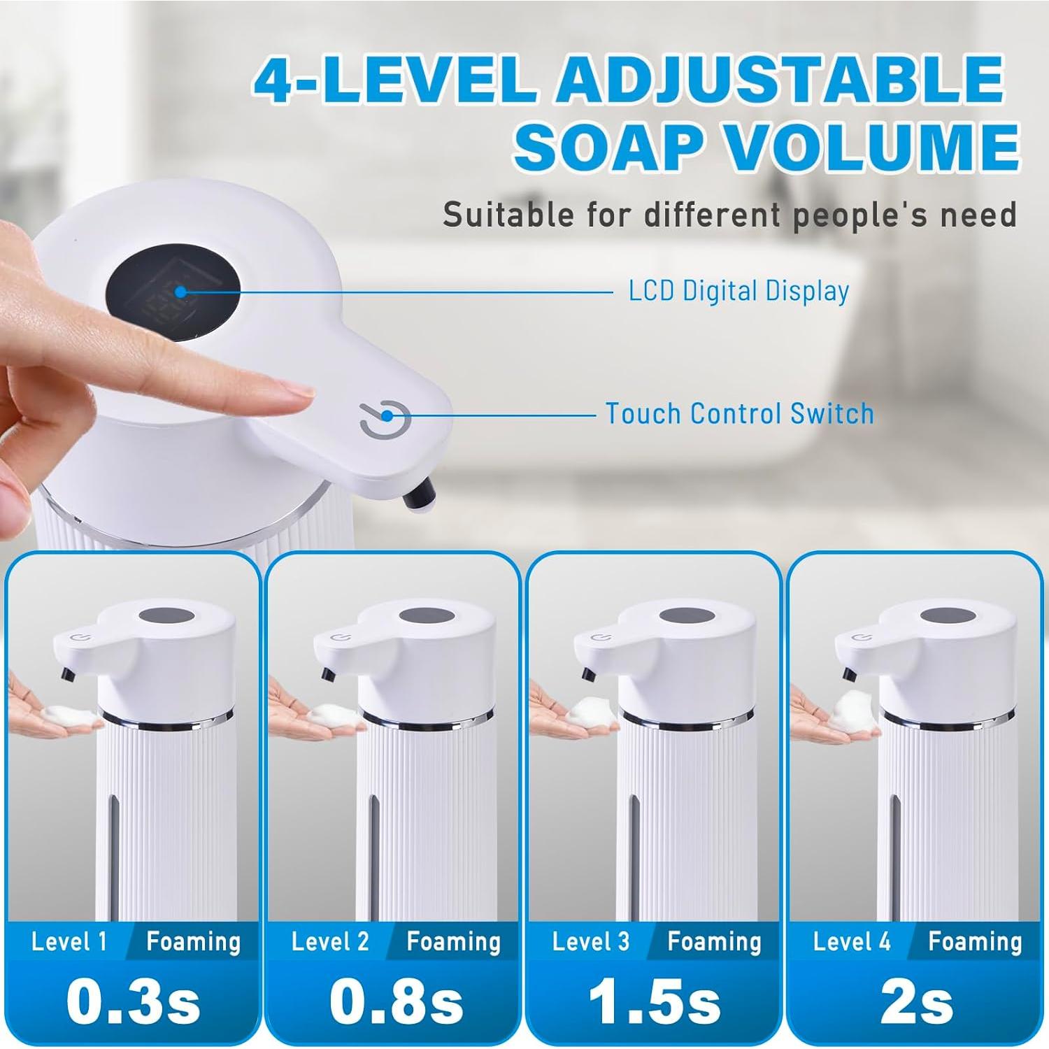 Dispensador de Jabón Automático TANSUOZHE 420ml Sin Contacto