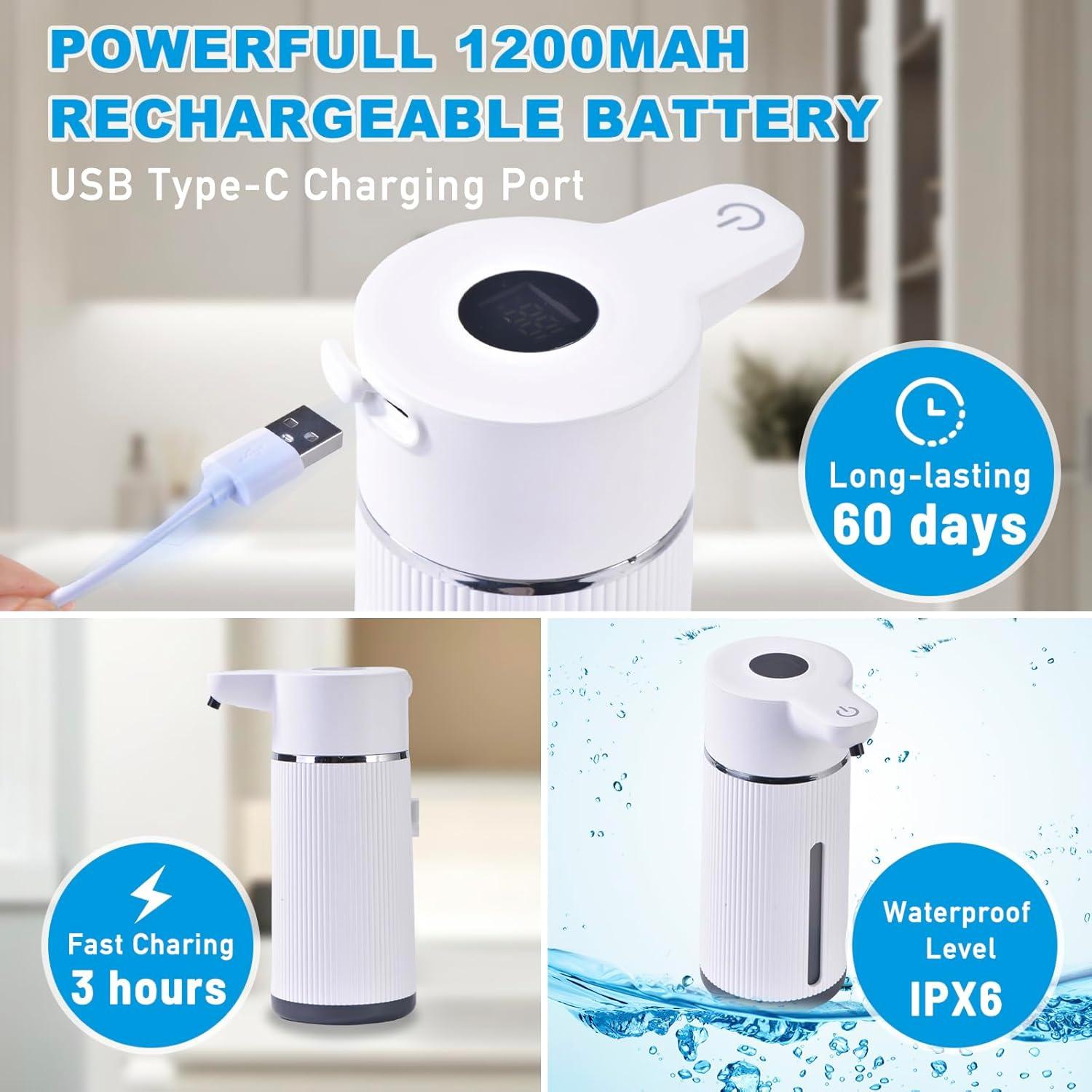 Dispensador de Jabón Automático TANSUOZHE 420ml Sin Contacto