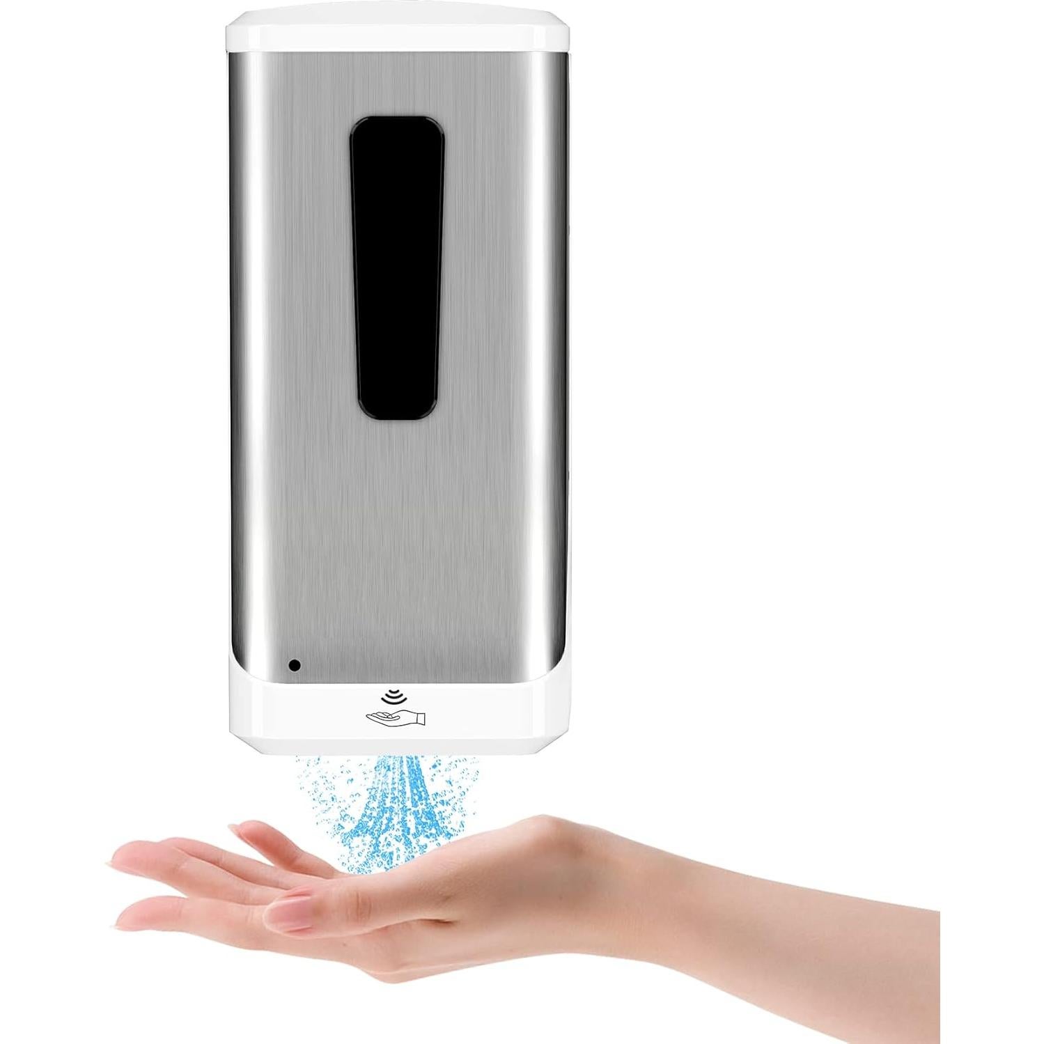 Dispensador Automático de Desinfectante Jewaytec 1000ml Acero Inoxidable