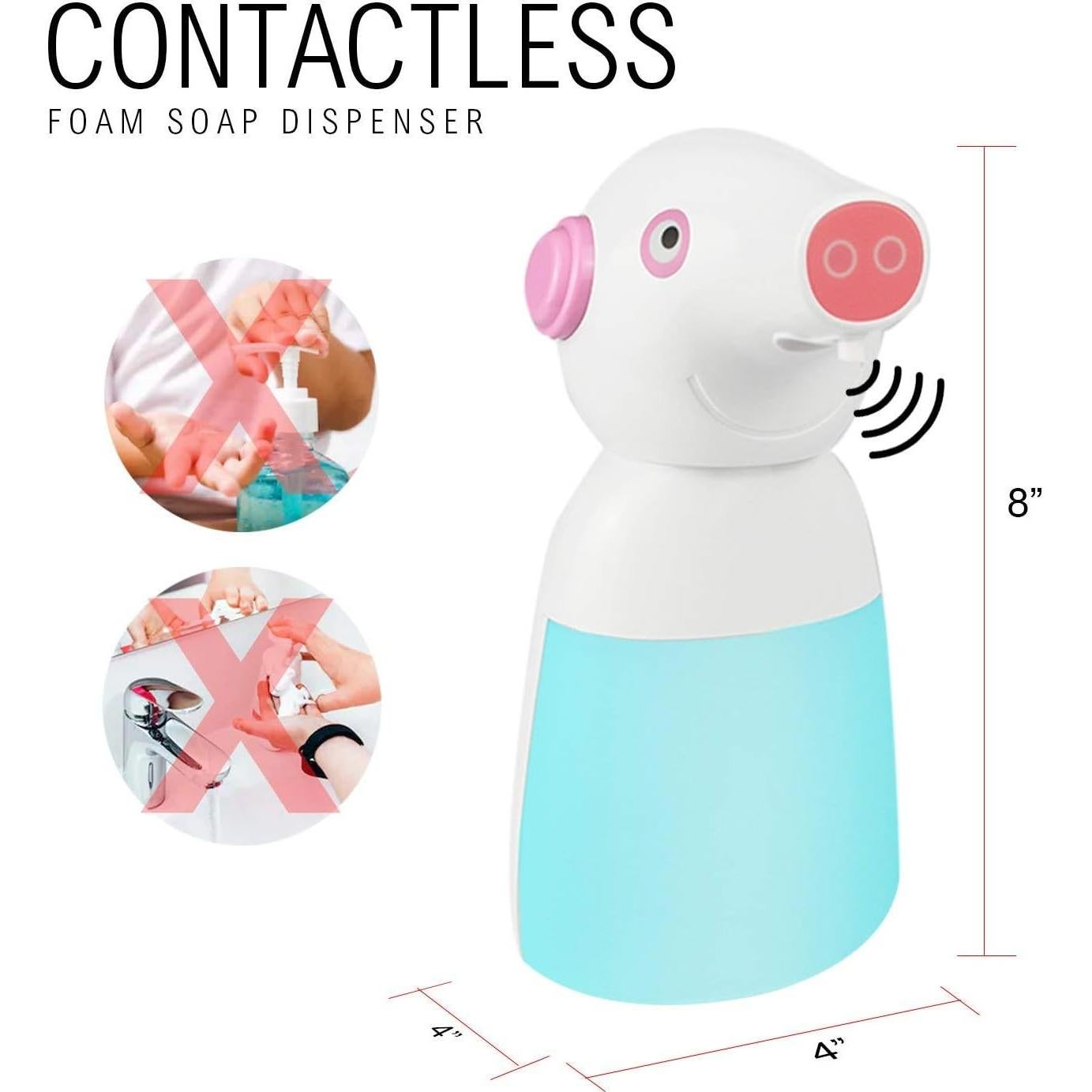 Dispensador de Jabón Espumoso Automático para Niños 340g