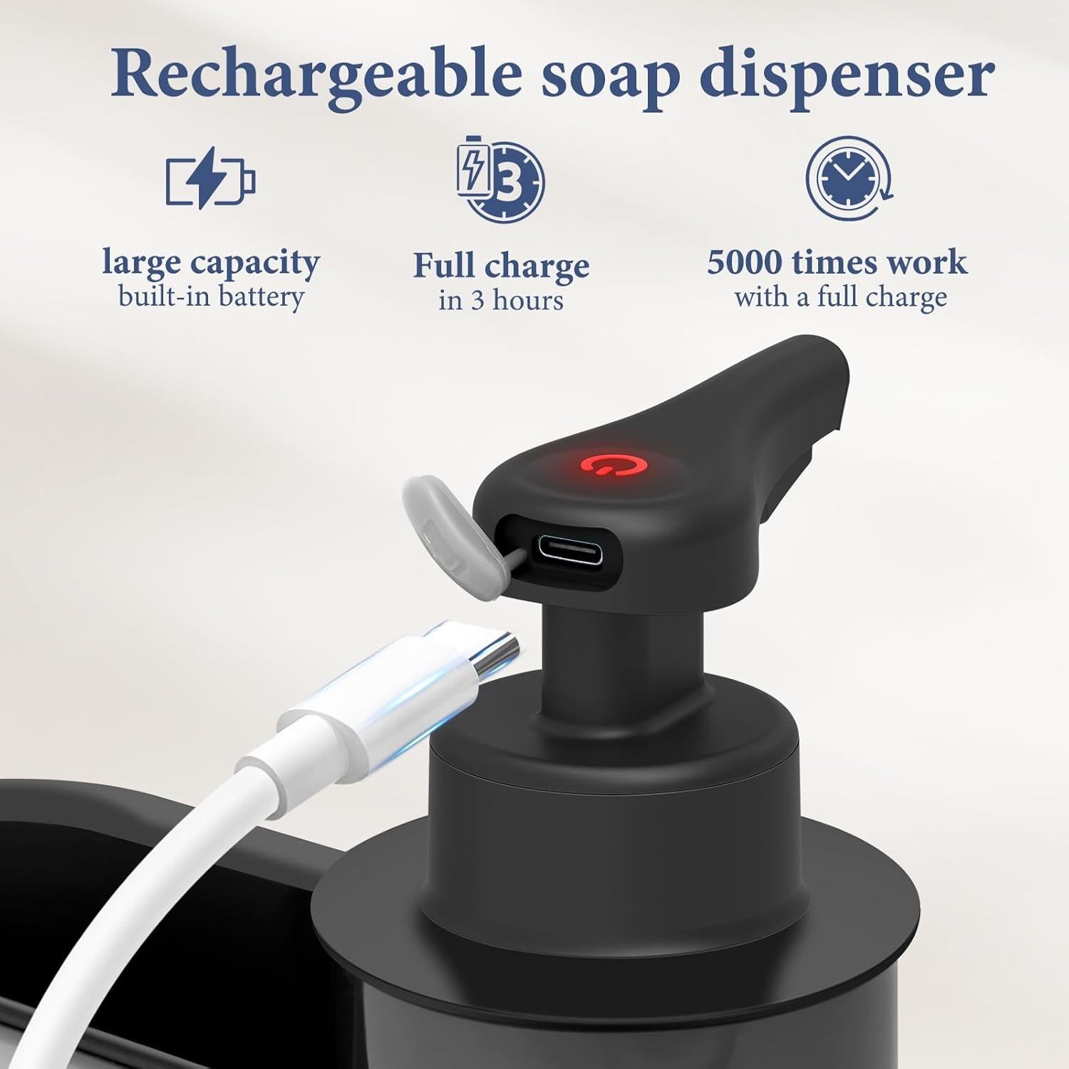 Dispensador de Jabón Espumoso Automático LAOPAO 250ml Acero Inoxidable