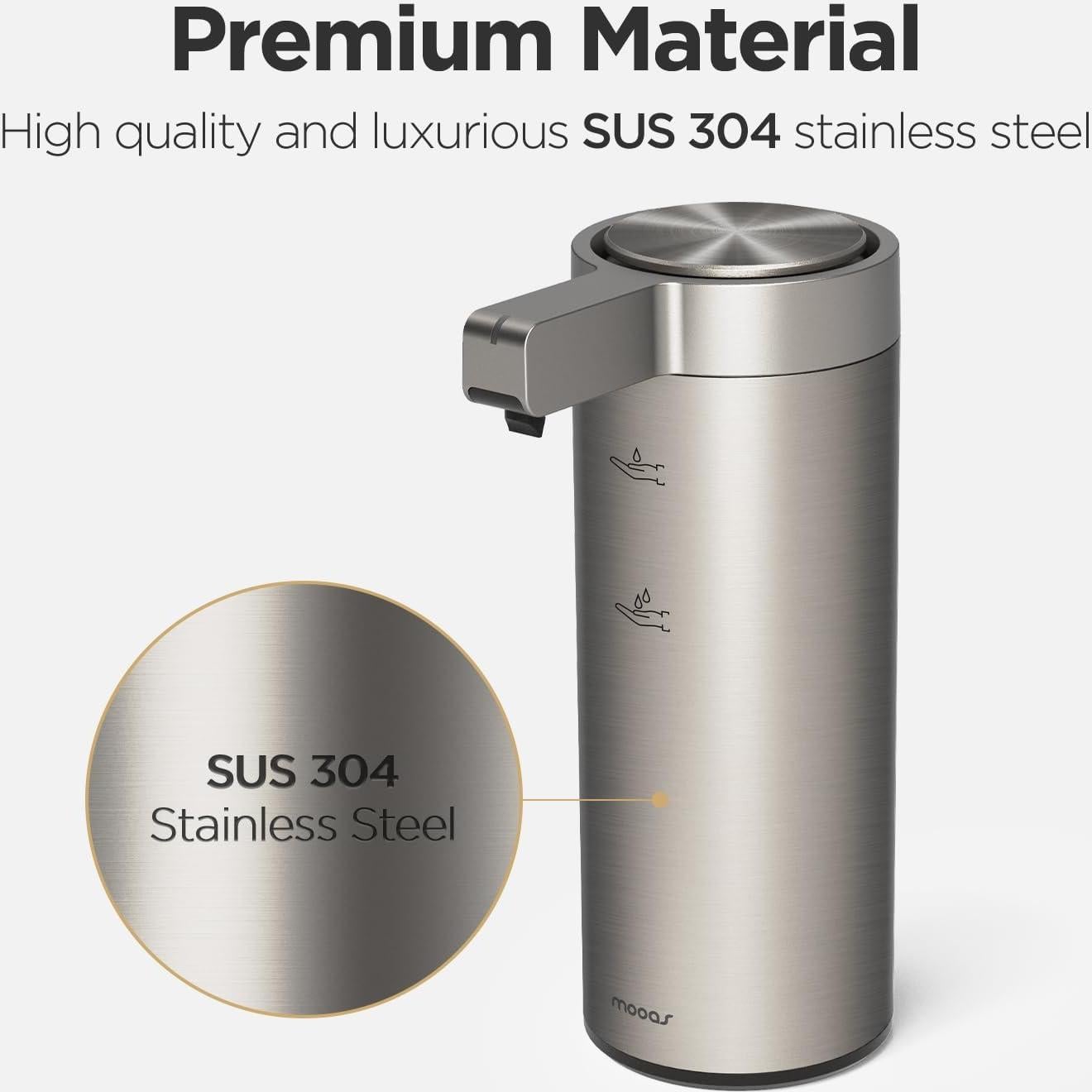 Dispensador de Jabón Automático Mooas MGDT3 Acero Inoxidable