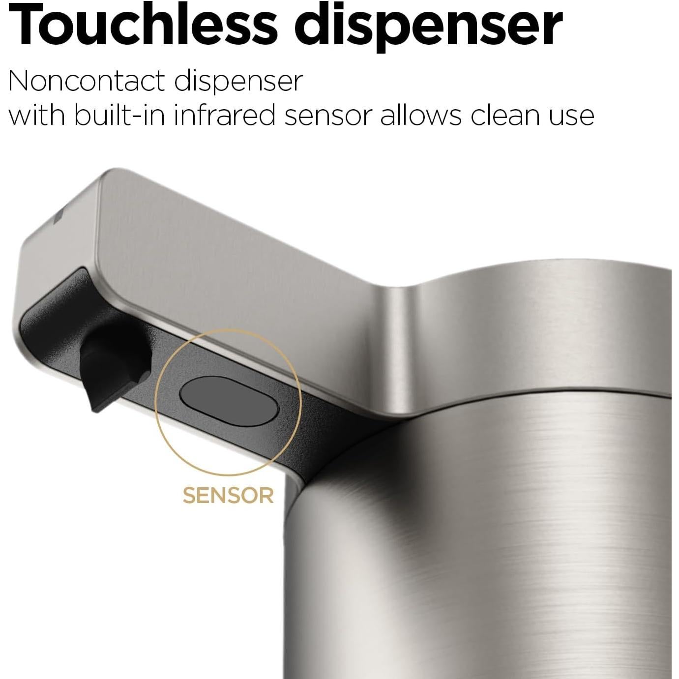 Dispensador de Jabón Automático Mooas MGDT3 Acero Inoxidable