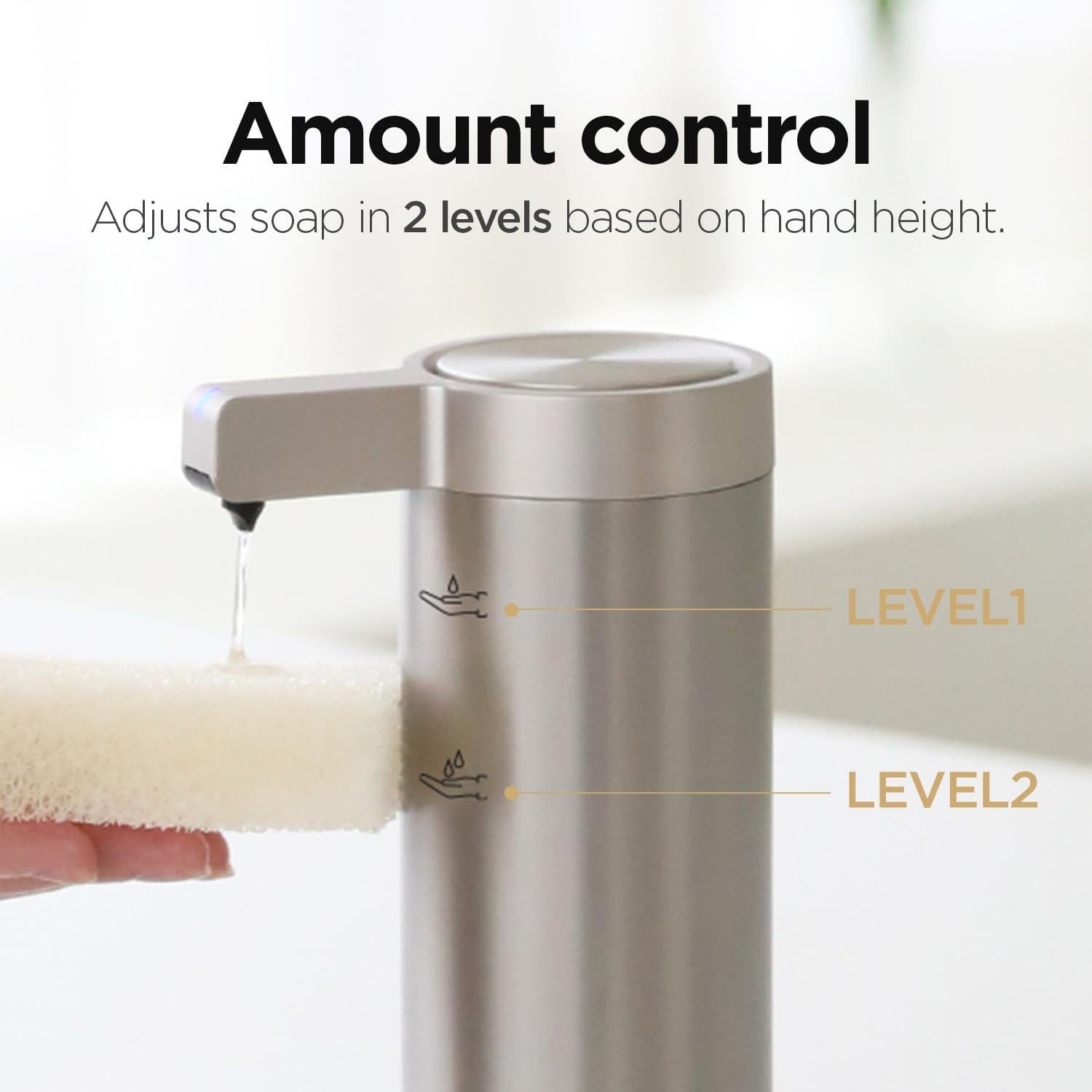 Dispensador de Jabón Automático Mooas MGDT3 Acero Inoxidable