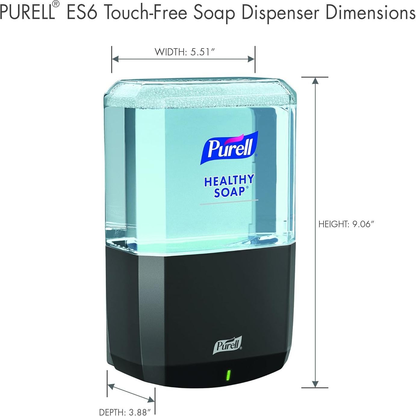 Dispensador de Jabón Automático Purell ES6 Gris 1200 mL
