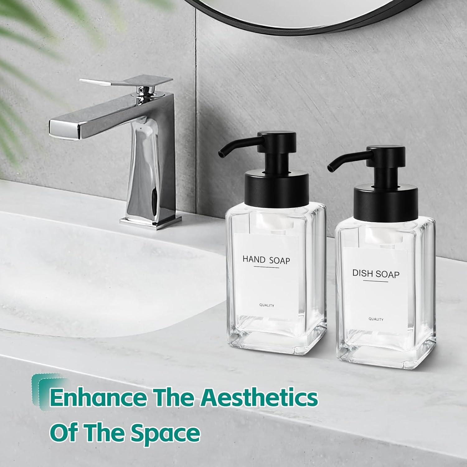 Dispensador de Jabón Espumoso ALPIRIRAL 350ml Juego 2 Pcs