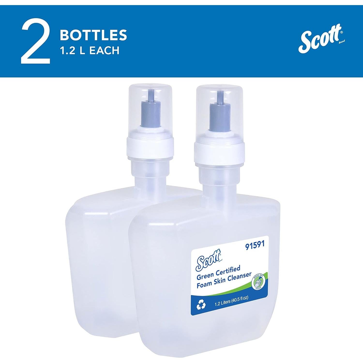 Jabón Espumoso de Manos Scott Esencial 1.2 L - Sin Fragancia