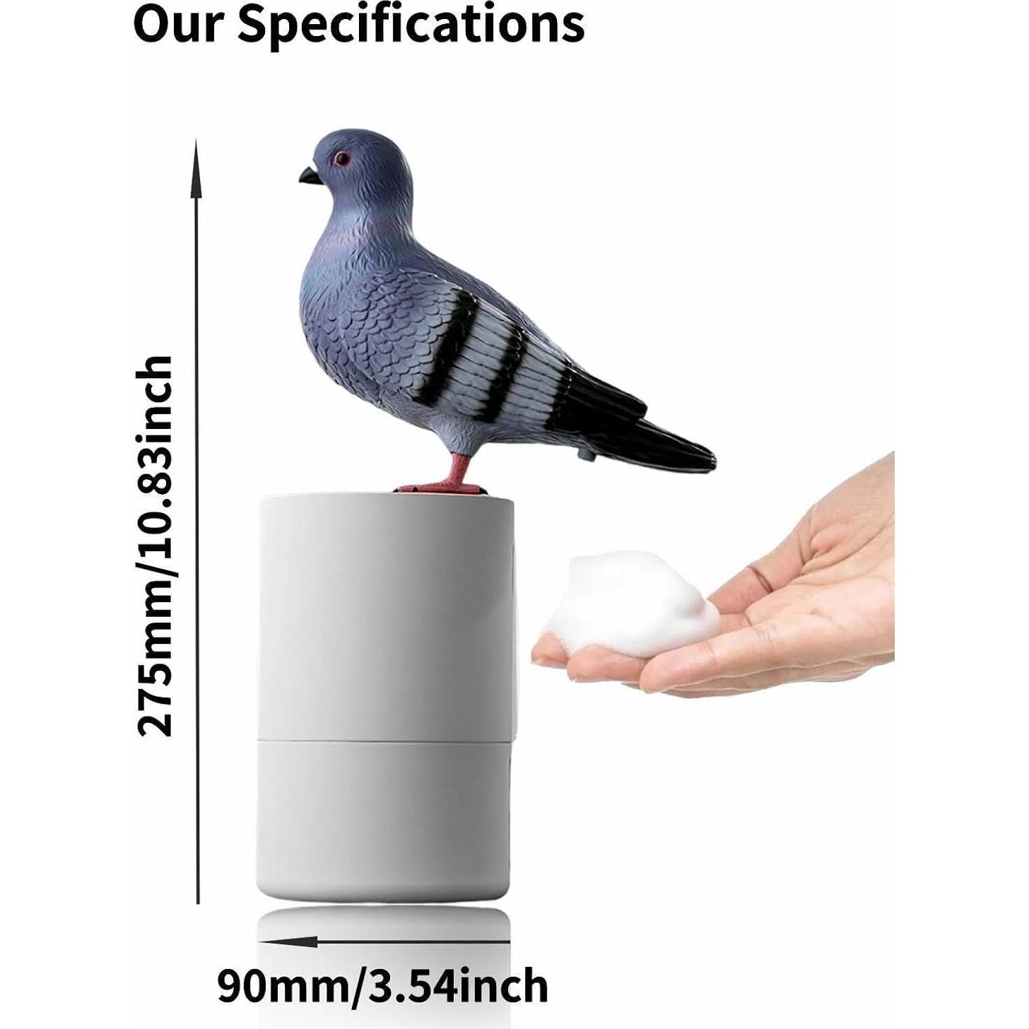 Dispensador Automático de Jabón Espumoso Genérico Ave de la Paz