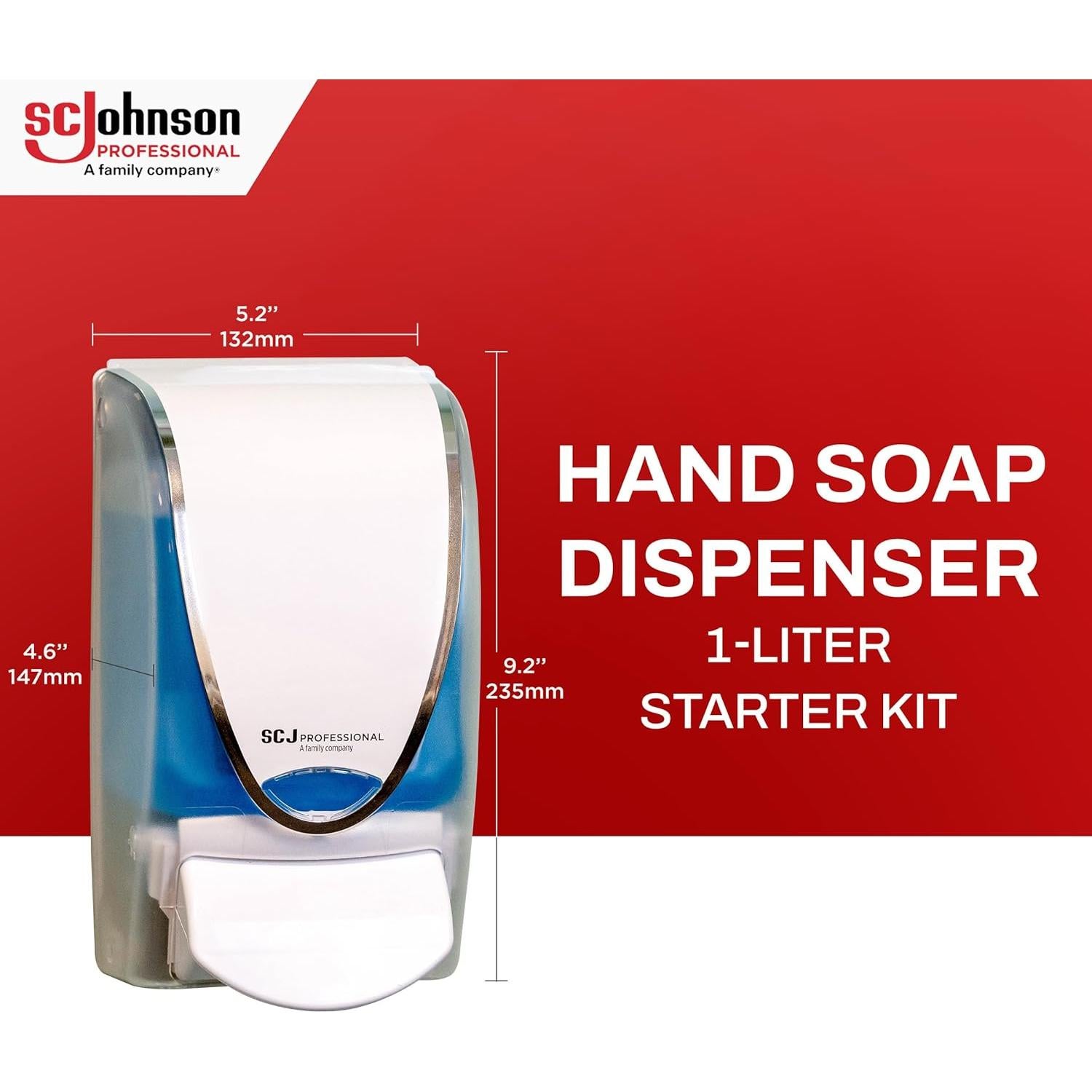 Kit Dispensador Jabón Espumoso SC Johnson Professional Azure 1L