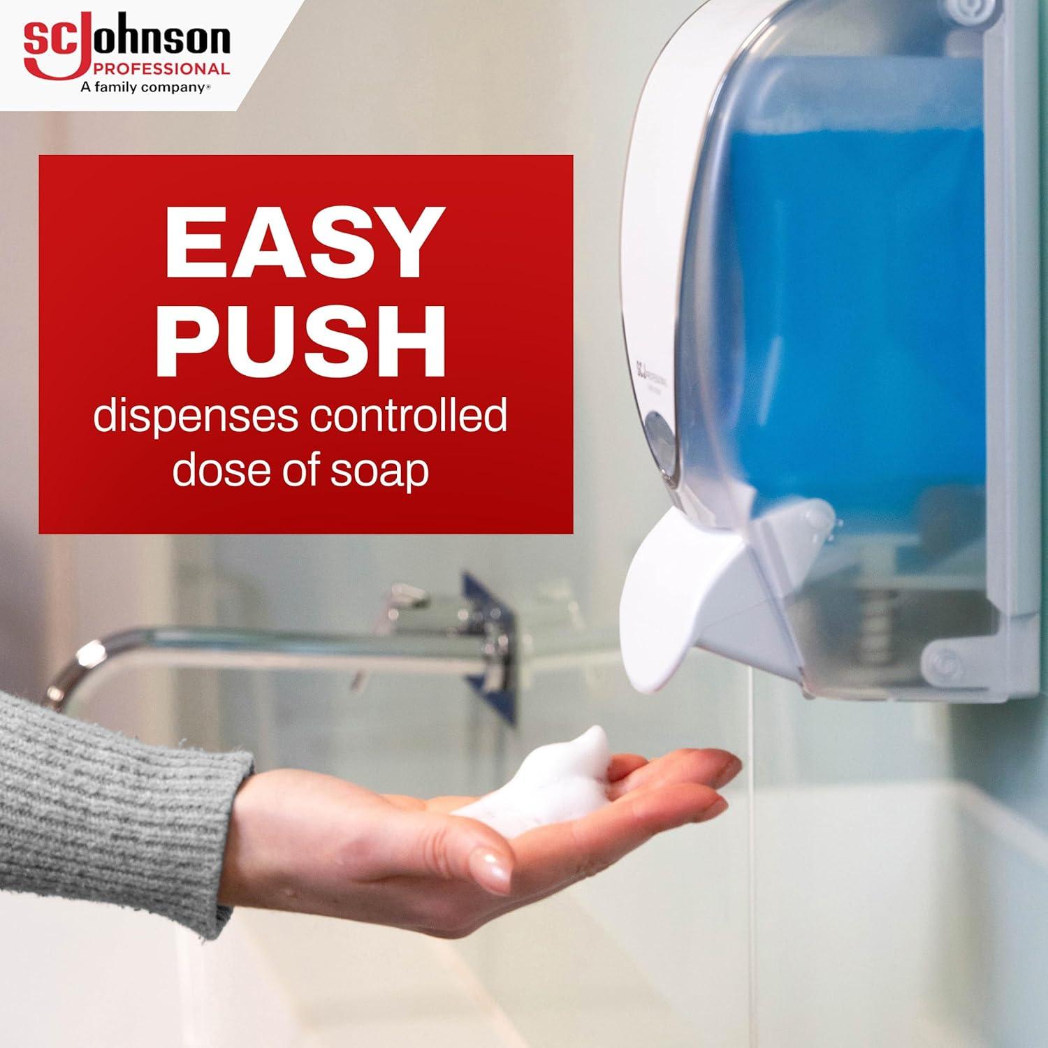 Kit Dispensador Jabón Espumoso SC Johnson Professional Azure 1L