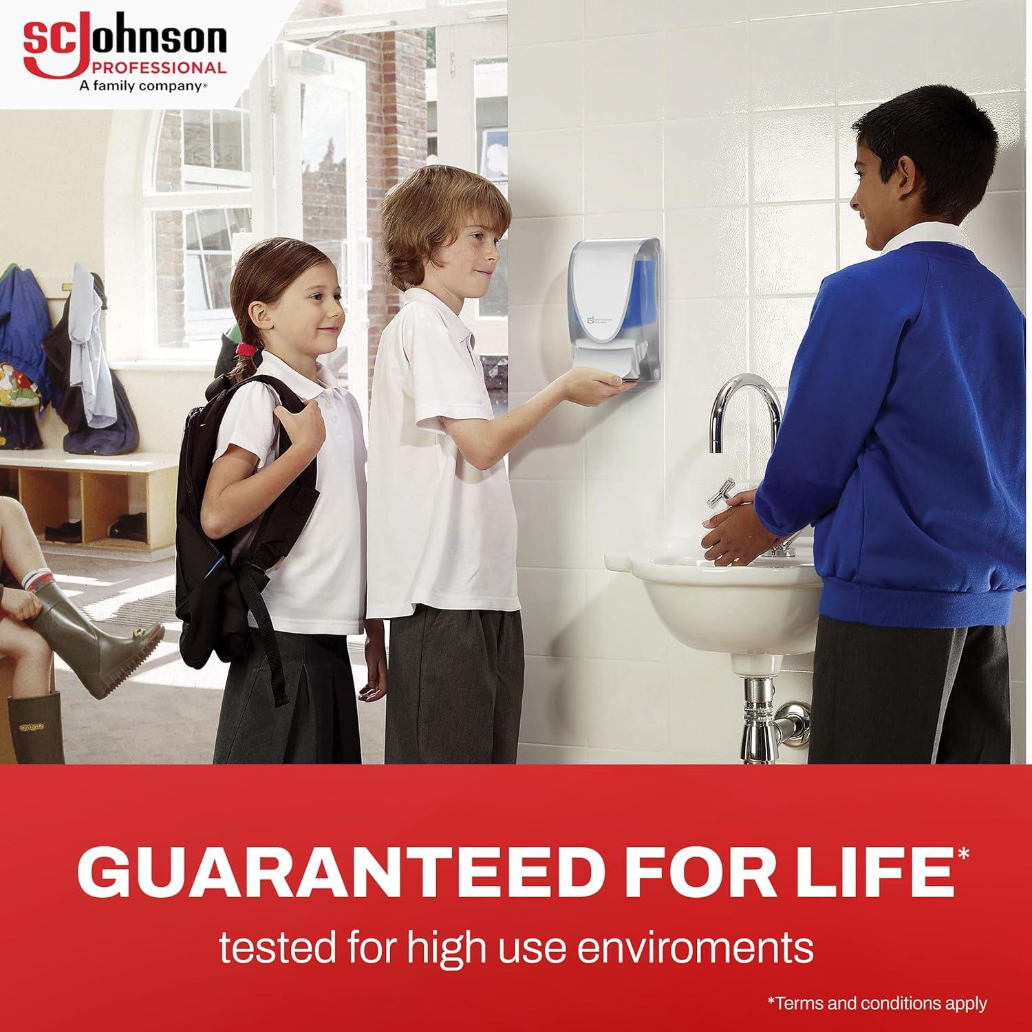 Kit Dispensador Jabón Espumoso SC Johnson Professional Azure 1L