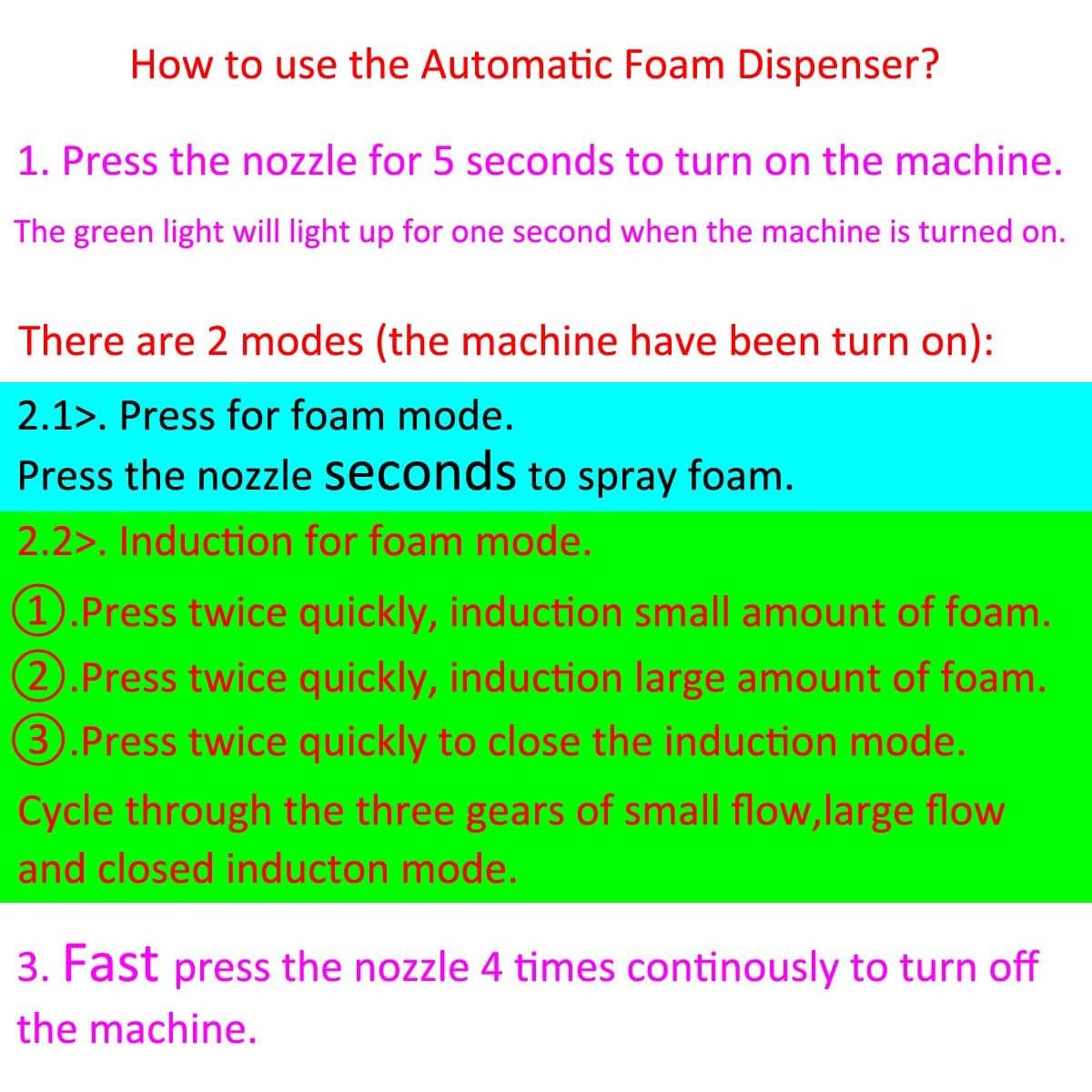 Dispensador de Jabón Espumoso Automático XINSENYUE 354g IPX5