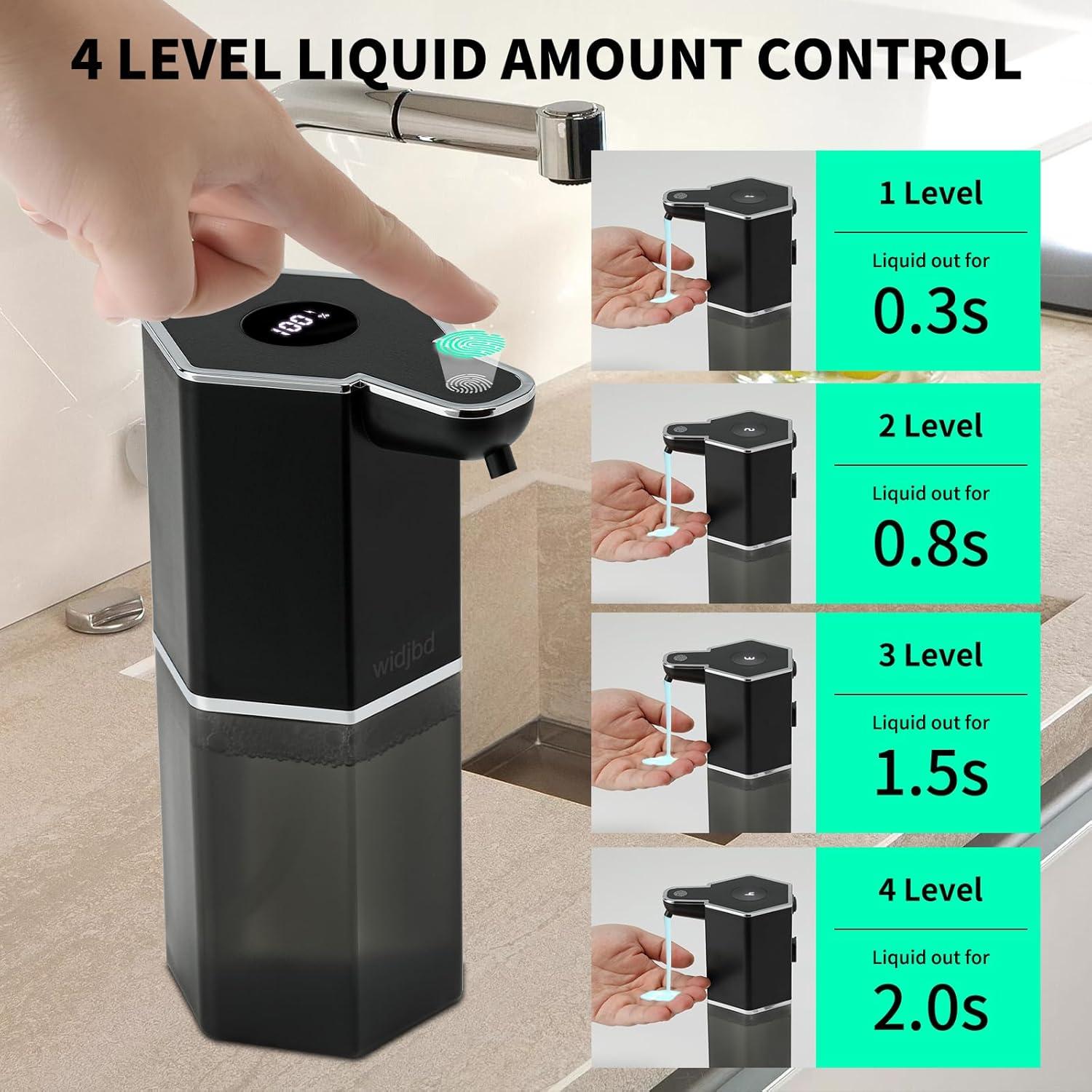 Dispensador Automático de Jabón Espumoso Widjbd 420ml USB