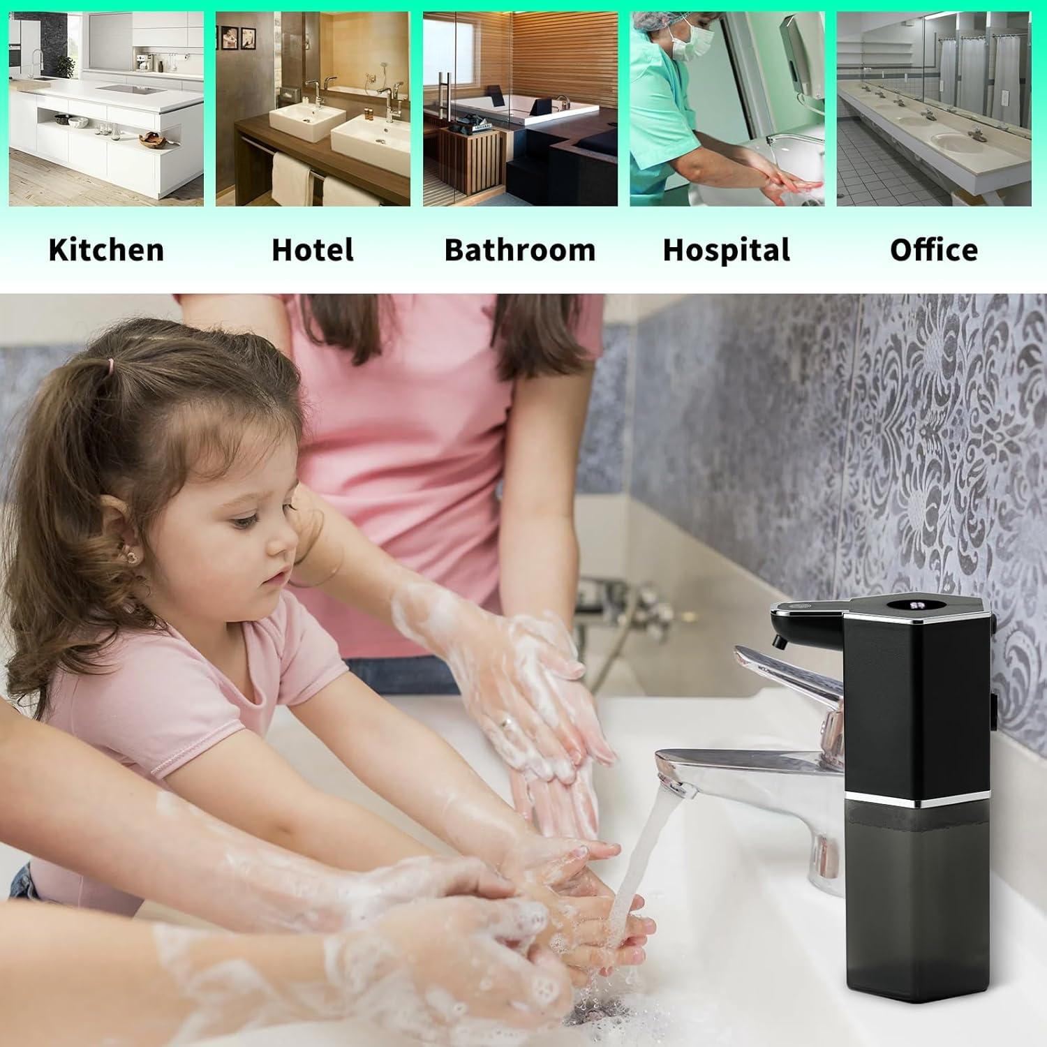 Dispensador Automático de Jabón Espumoso Widjbd 420ml USB