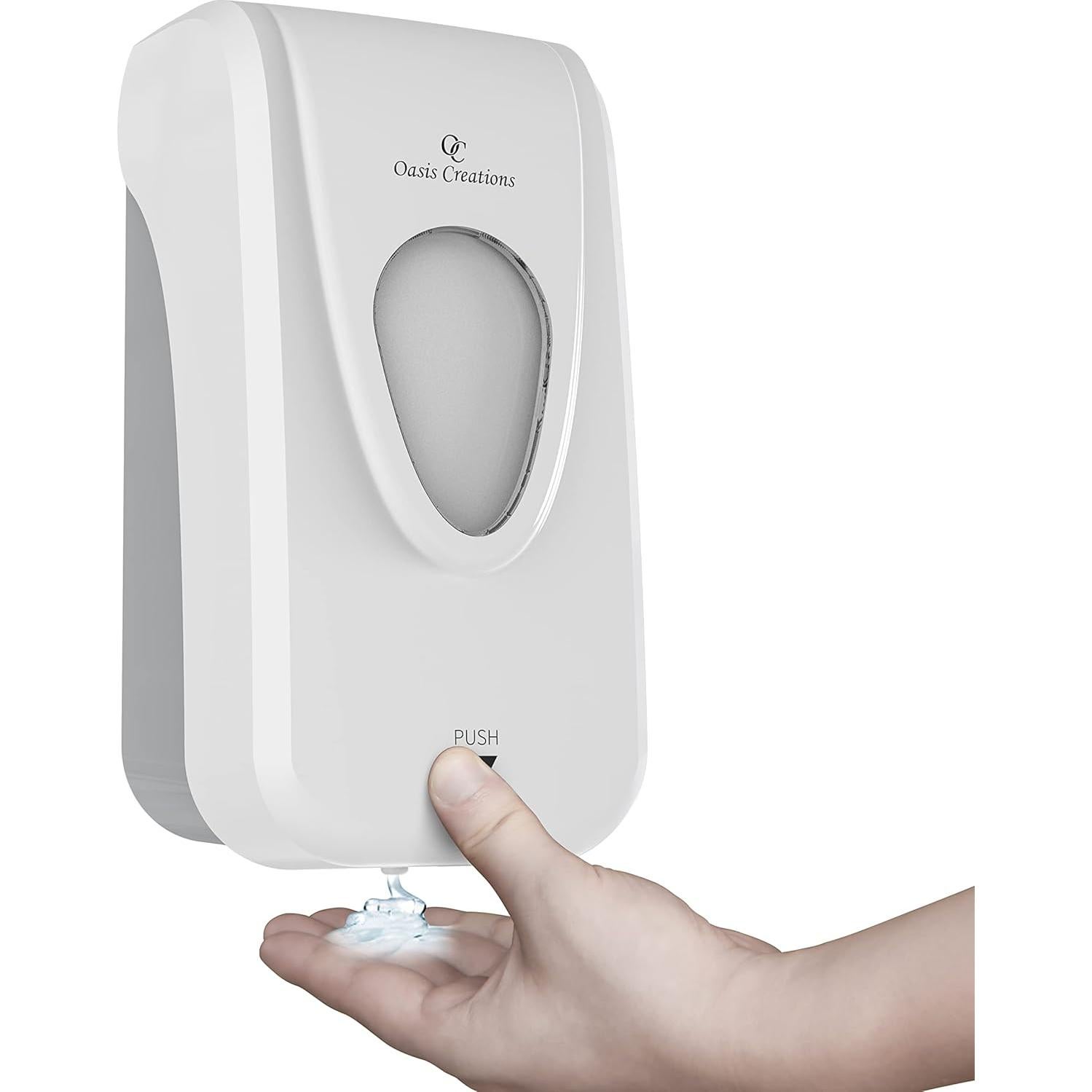 Dispensador Manual de Jabón Oasis Creations 1000ml Blanco