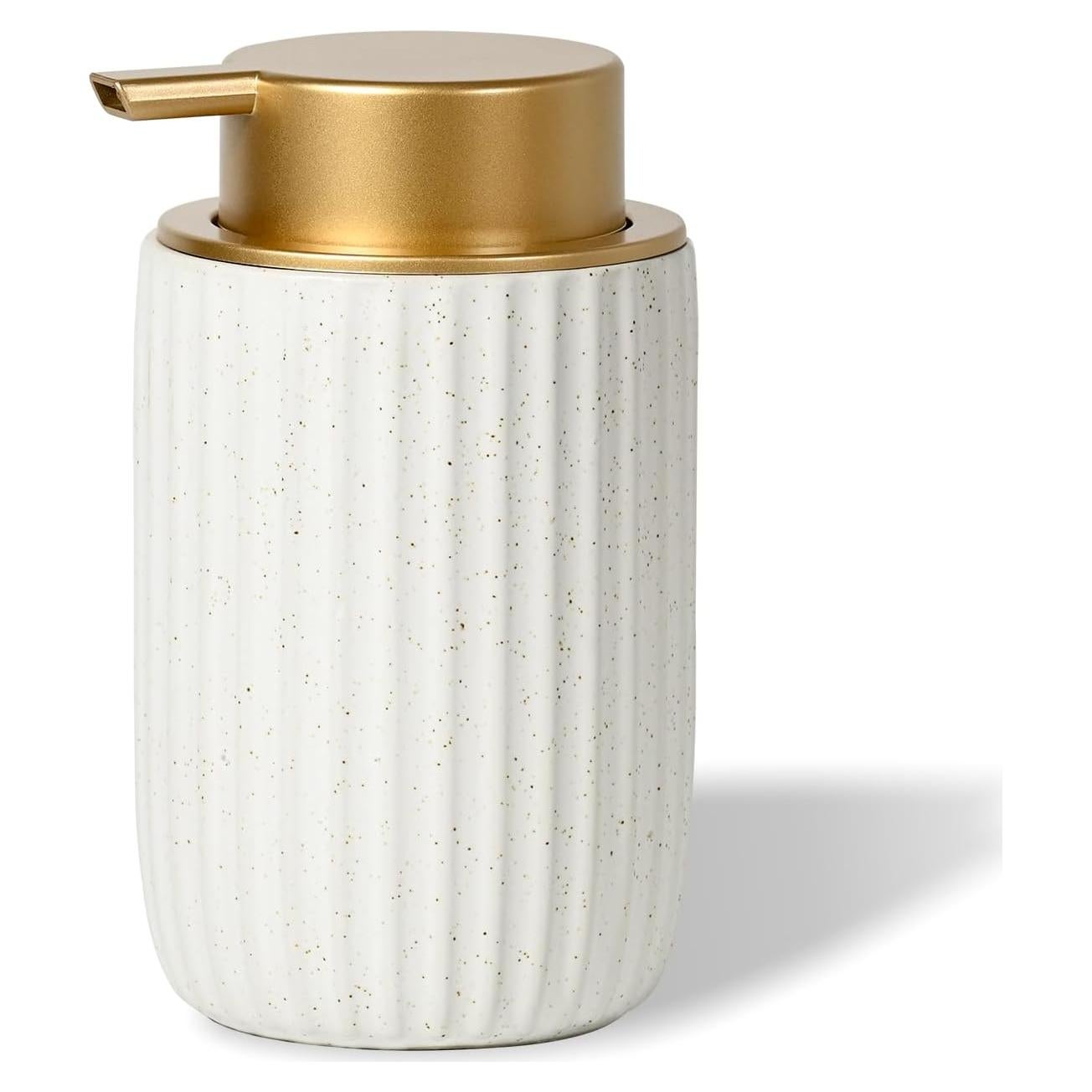 Dispensador de Jabón Espumoso YURI AERY Cerámica Blanca 360 ml