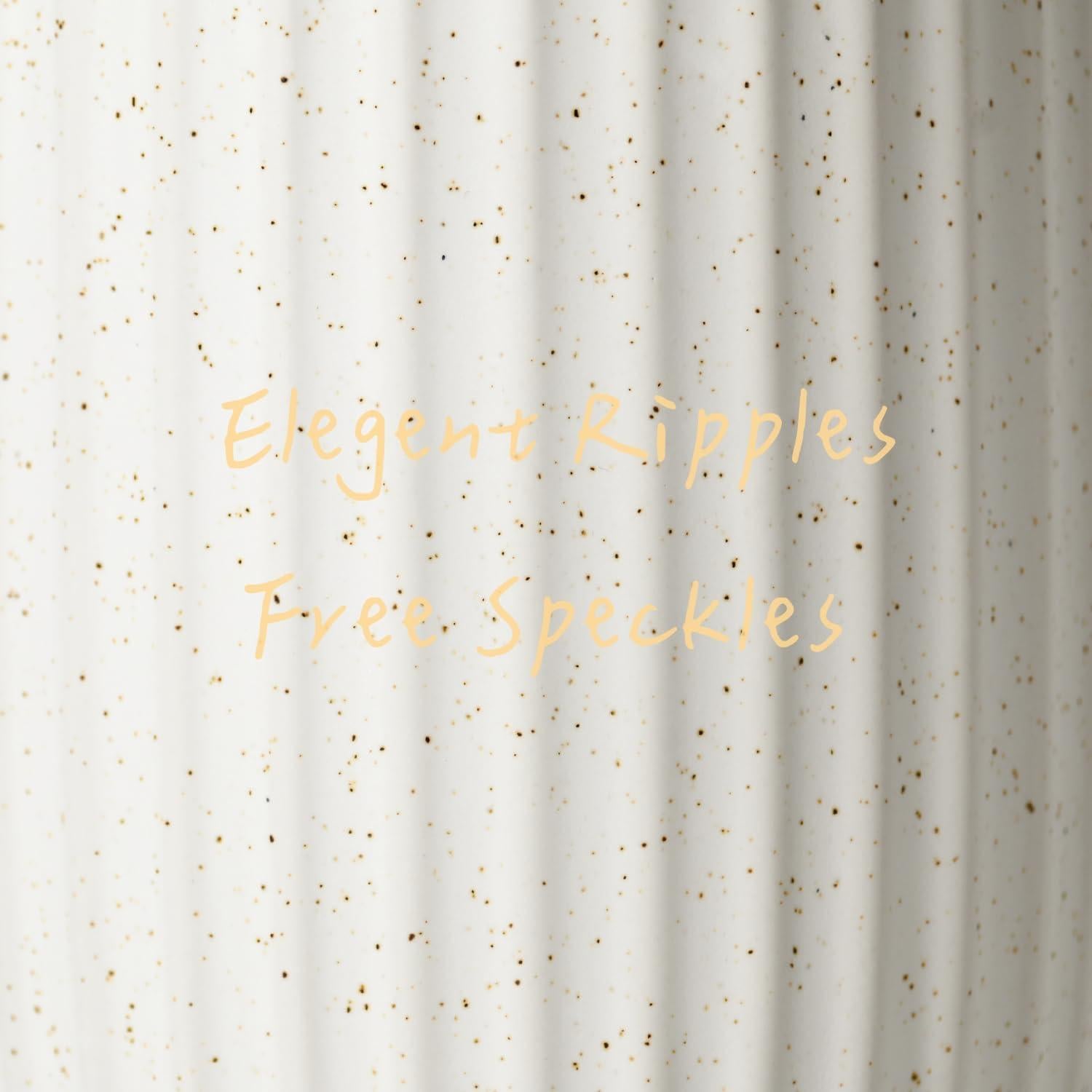 Dispensador de Jabón Espumoso YURI AERY Cerámica Blanca 360 ml