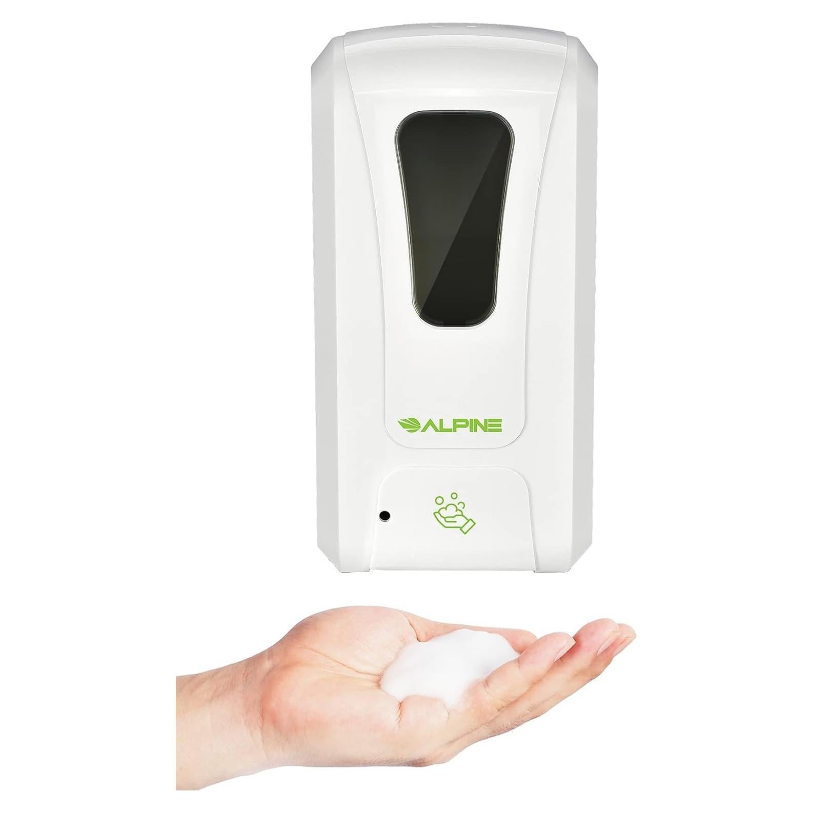 Dispensador Automático de Jabón Espumoso Alpine 1200ml Pared