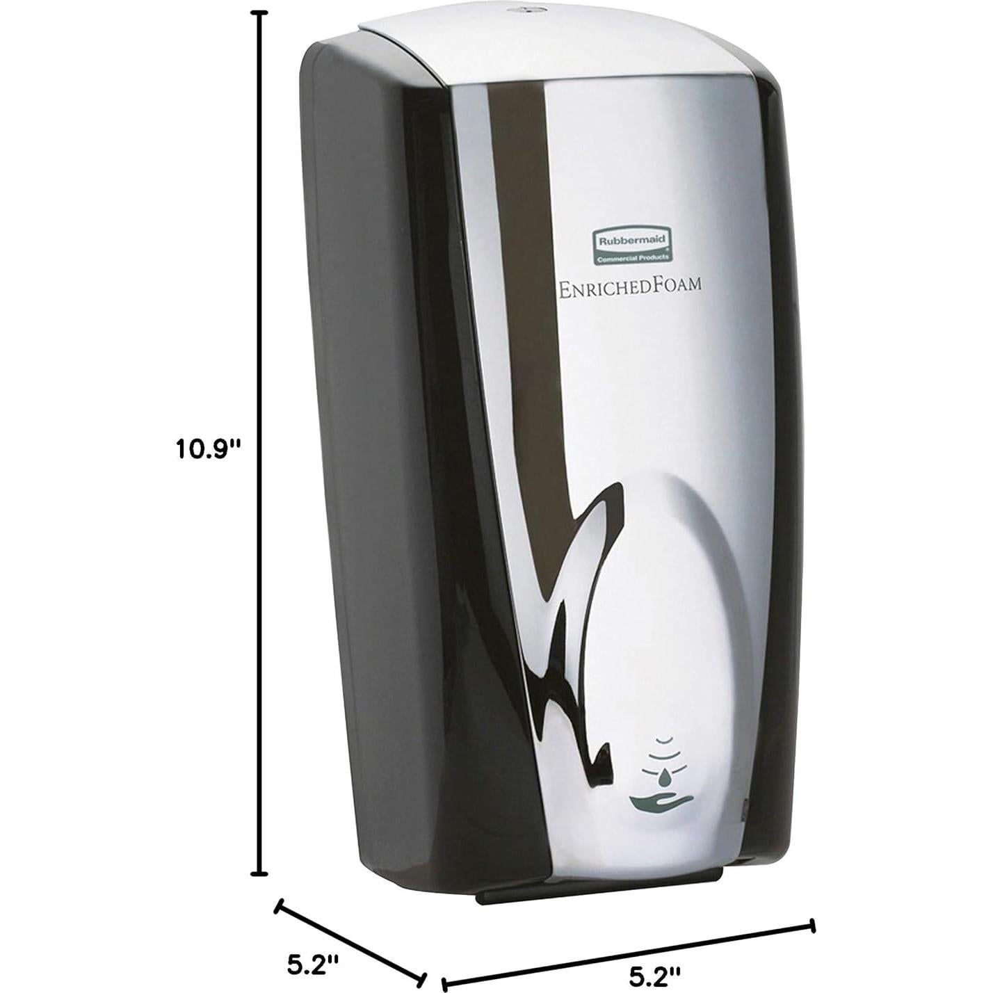 Dispensador de Jabón Espumoso Rubbermaid AutoFoam Sin Contacto