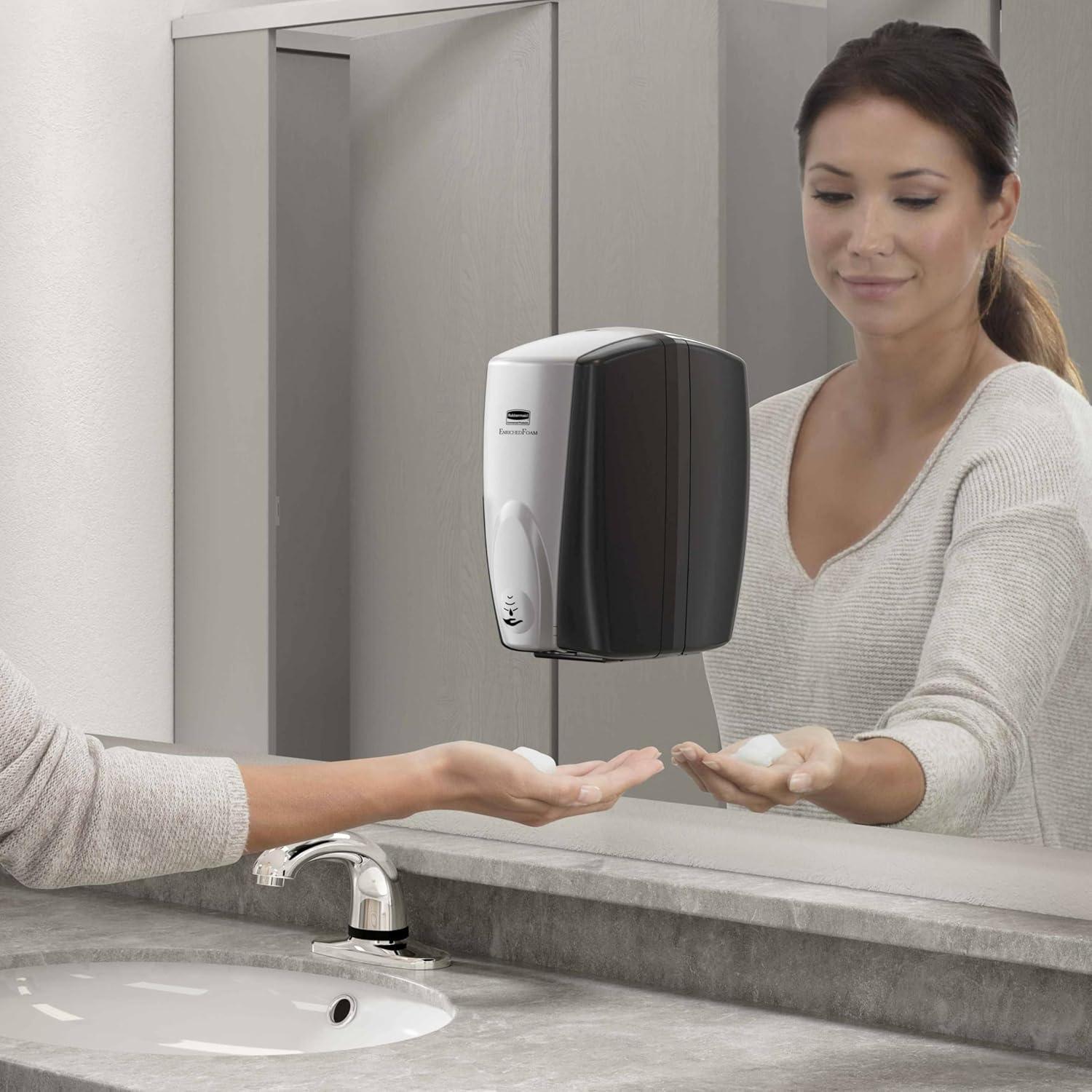 Dispensador de Jabón Espumoso Rubbermaid AutoFoam Sin Contacto