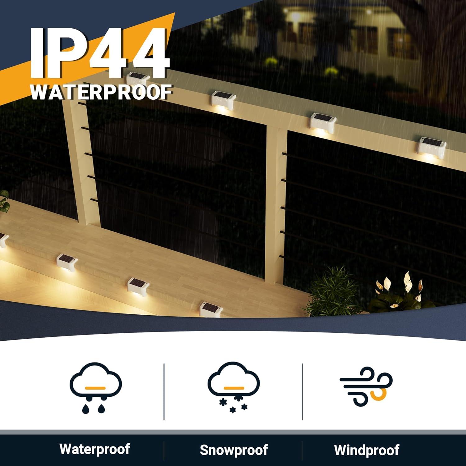 Luz Solar LED Impermeable SOLPEX 16 Unidades Blanco Cálido