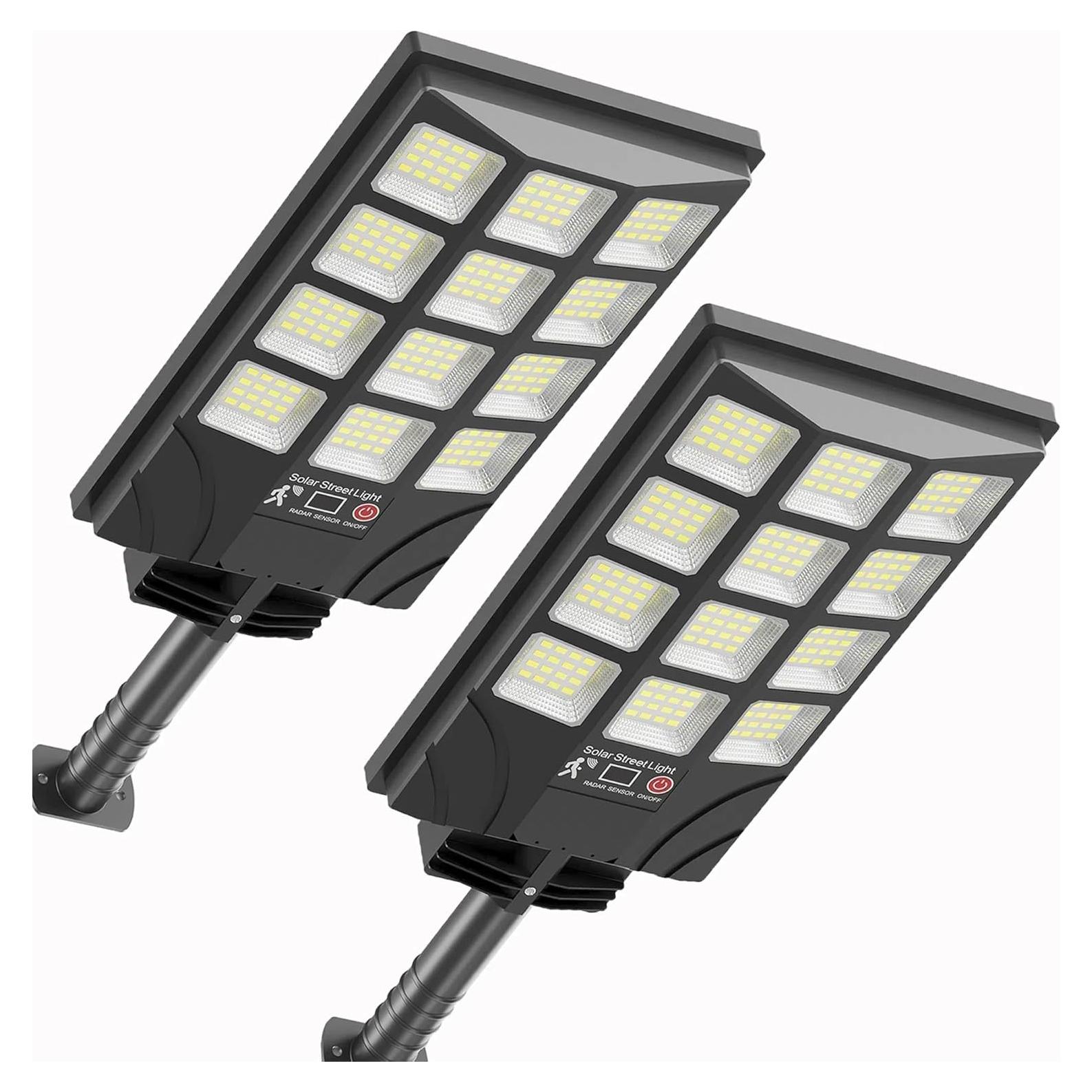 Luces Solares de Calle TFKK 6500K LED 2PCS Impermeables