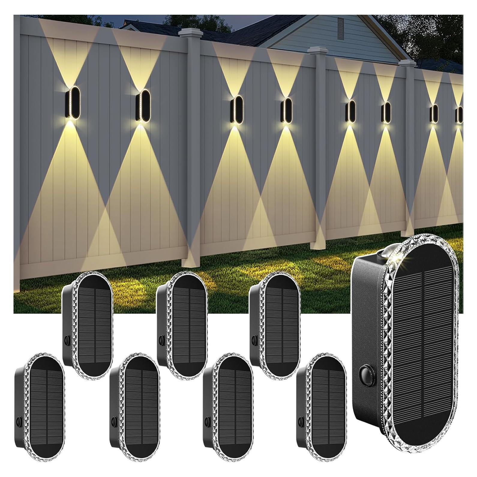 Luces Solares de Cerca LIANGLOME 8PK IP65 3 Modos 3000K-6000K