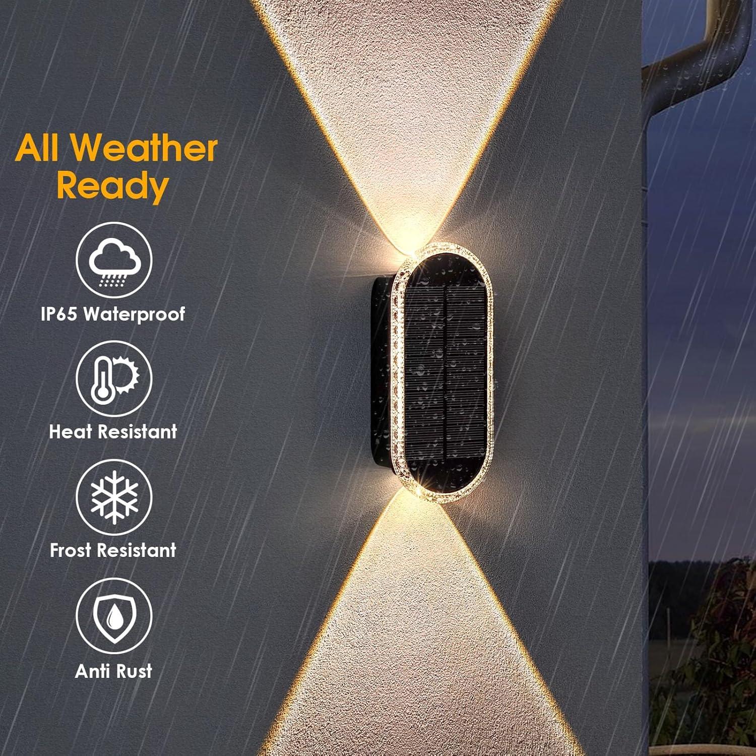 Luces Solares de Cerca LIANGLOME 8PK IP65 3 Modos 3000K-6000K