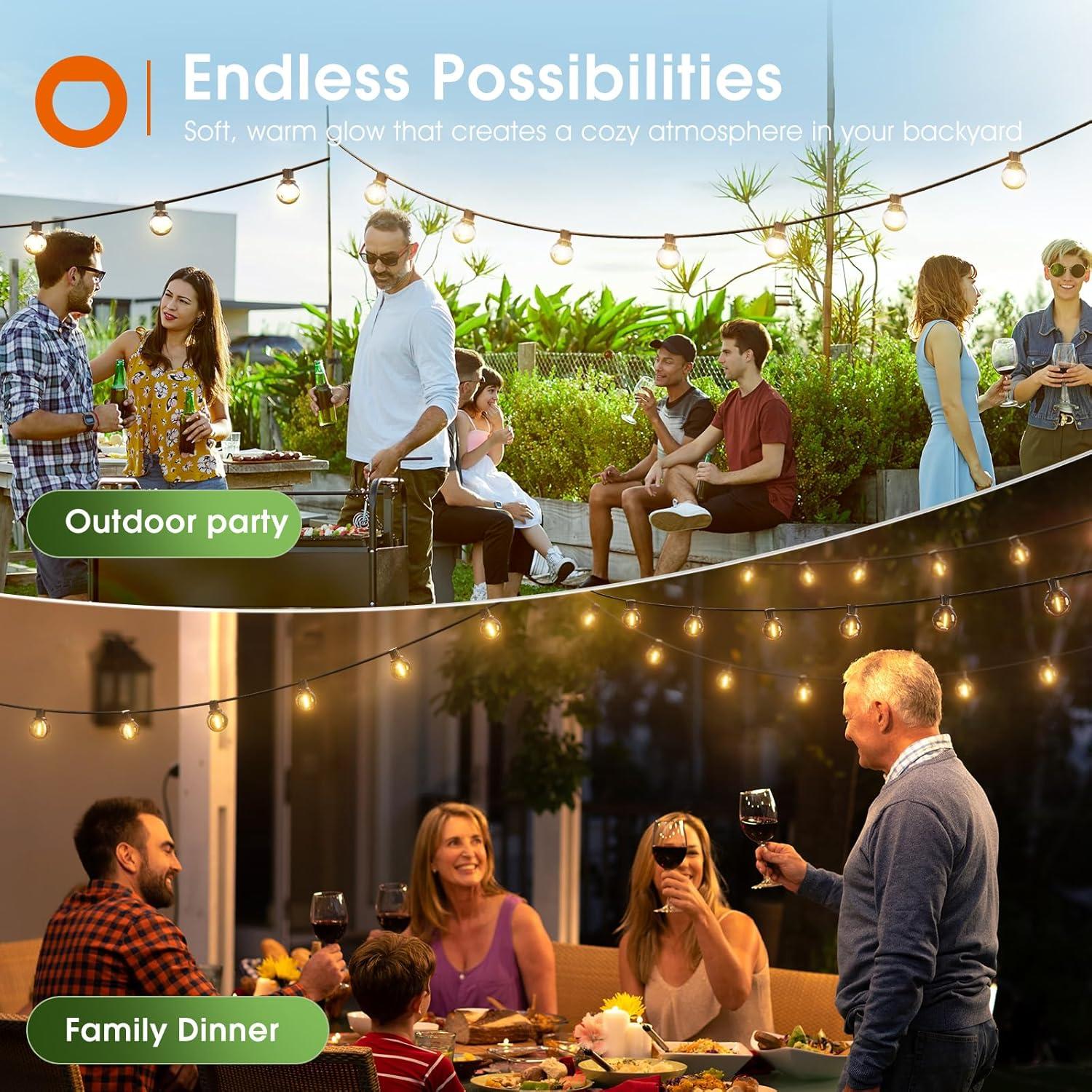 Luces de Cadena Solares addlon 15+1.83M con Control Remoto