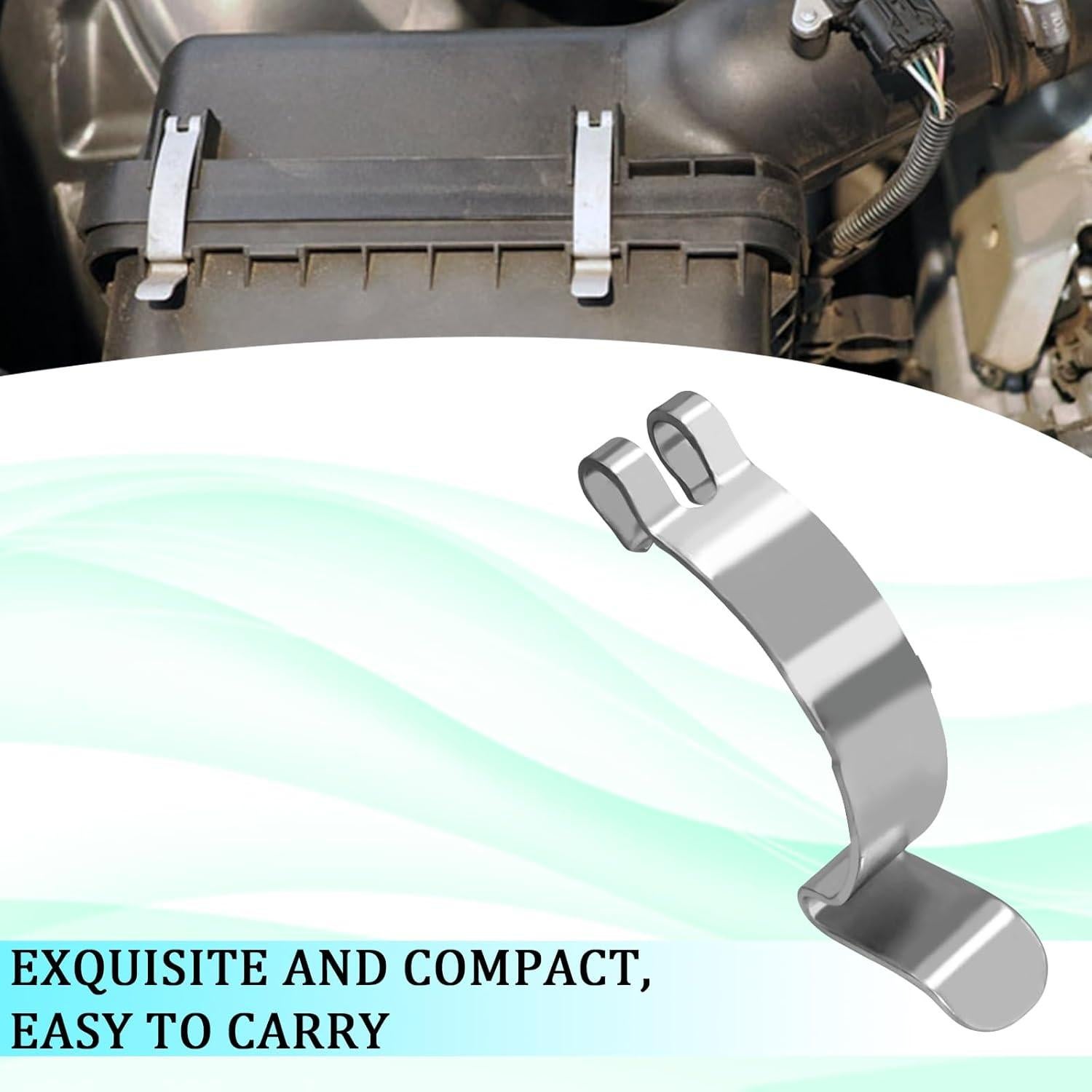 4 Clips de Filtro de Aire SWQS para Toyota - Acero Inoxidable