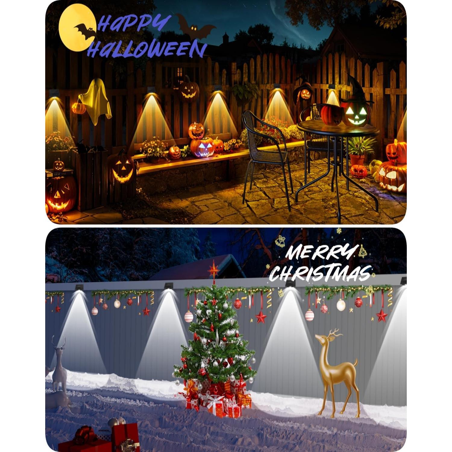 Luces Solares de Cerca SenLuKit 8 Piezas LED IP65 7 Modos