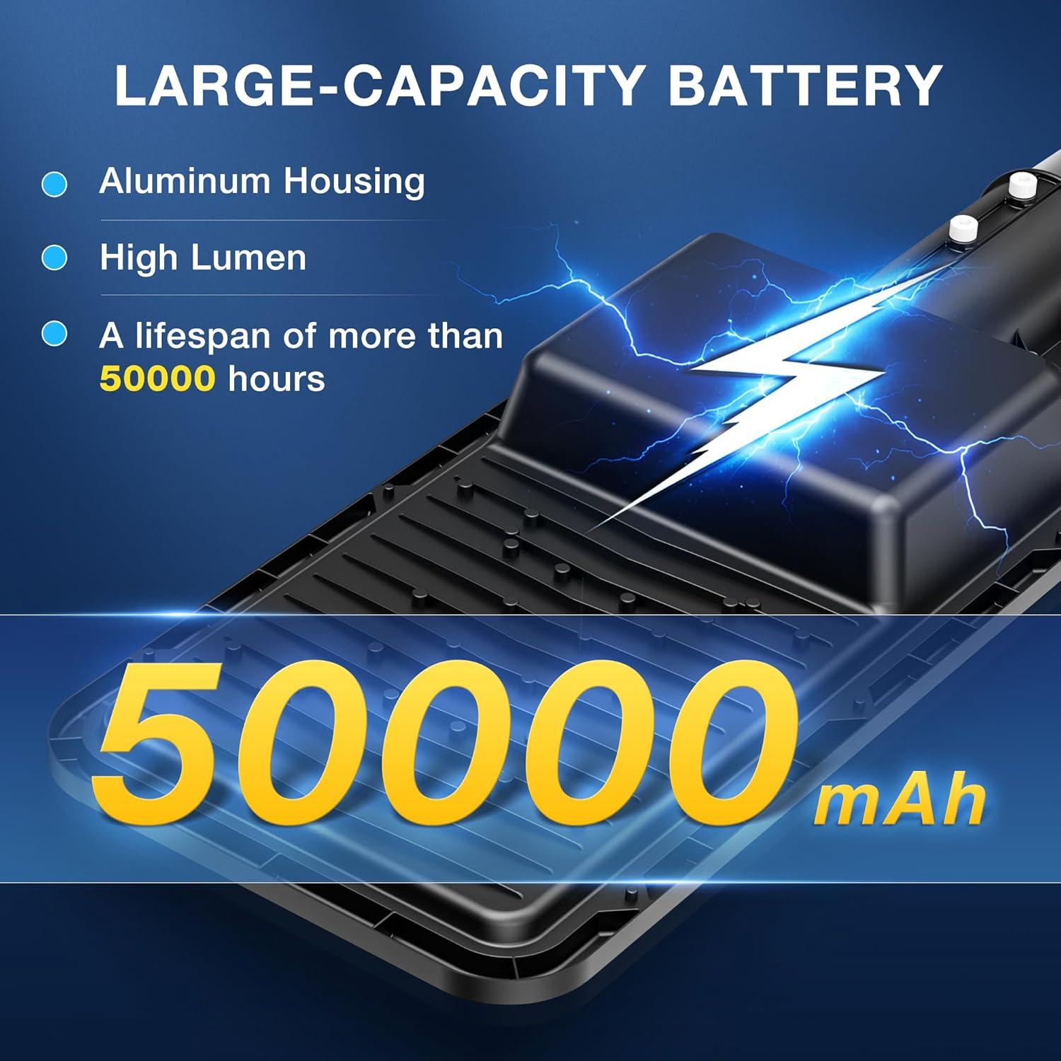 Luces de Calle Solares OKPRO 12000W IP66 6500K Alta Brillo