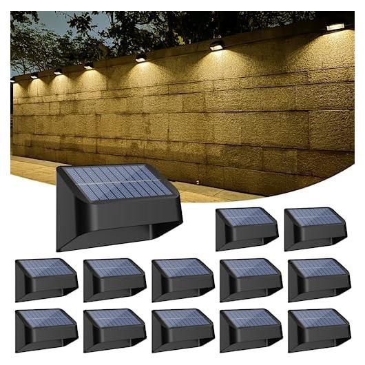 Luces Solares de Cerca FLITI 12 Pzas RGB y Blanco Cálido