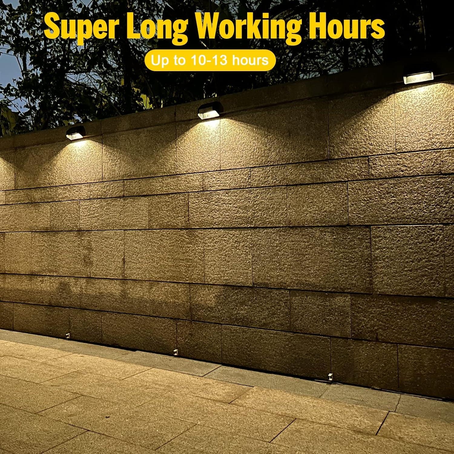 Luces Solares de Cerca FLITI 12 Pzas RGB y Blanco Cálido