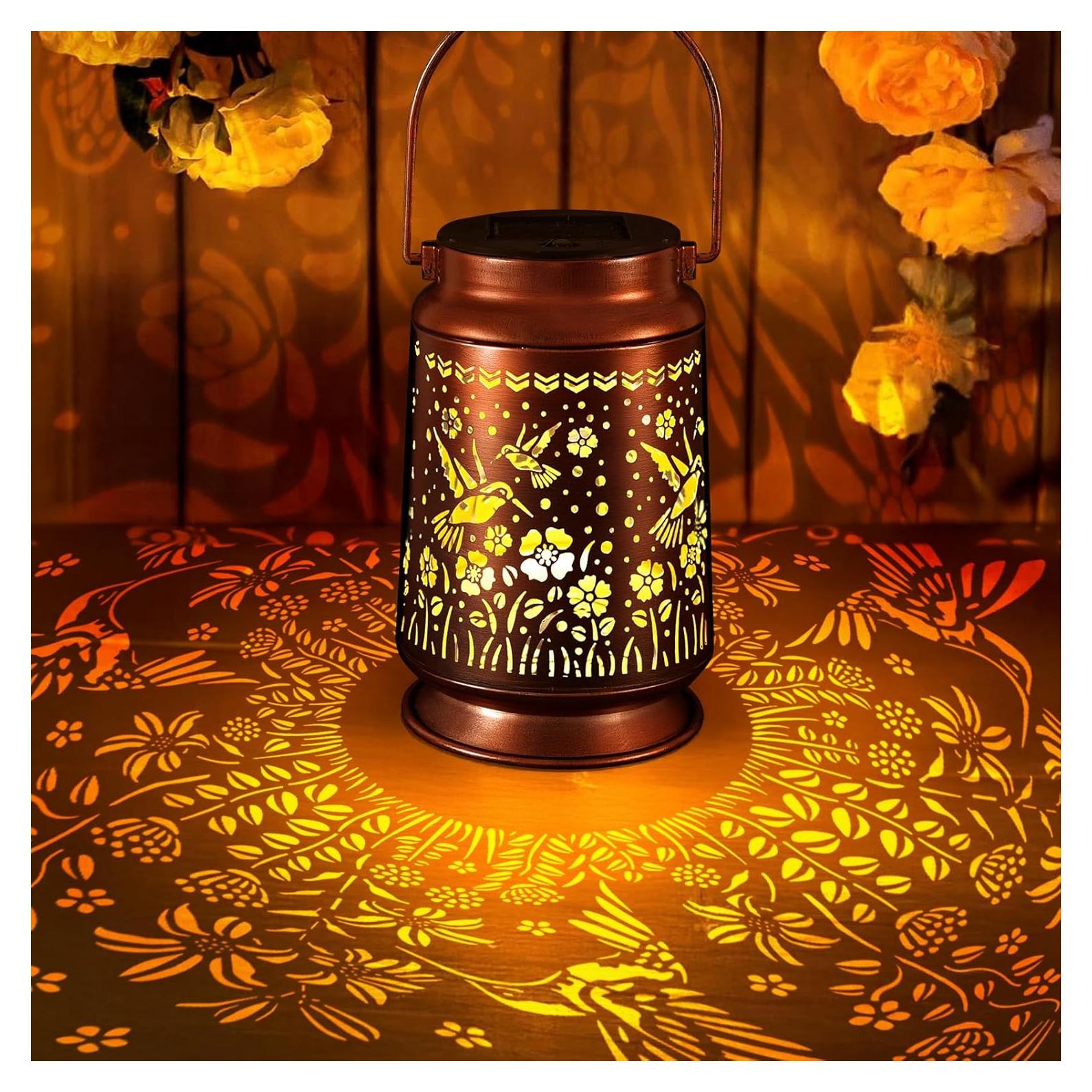 Linterna Solar Colgante HOFLYW Colibrí Impermeable 24.9cm