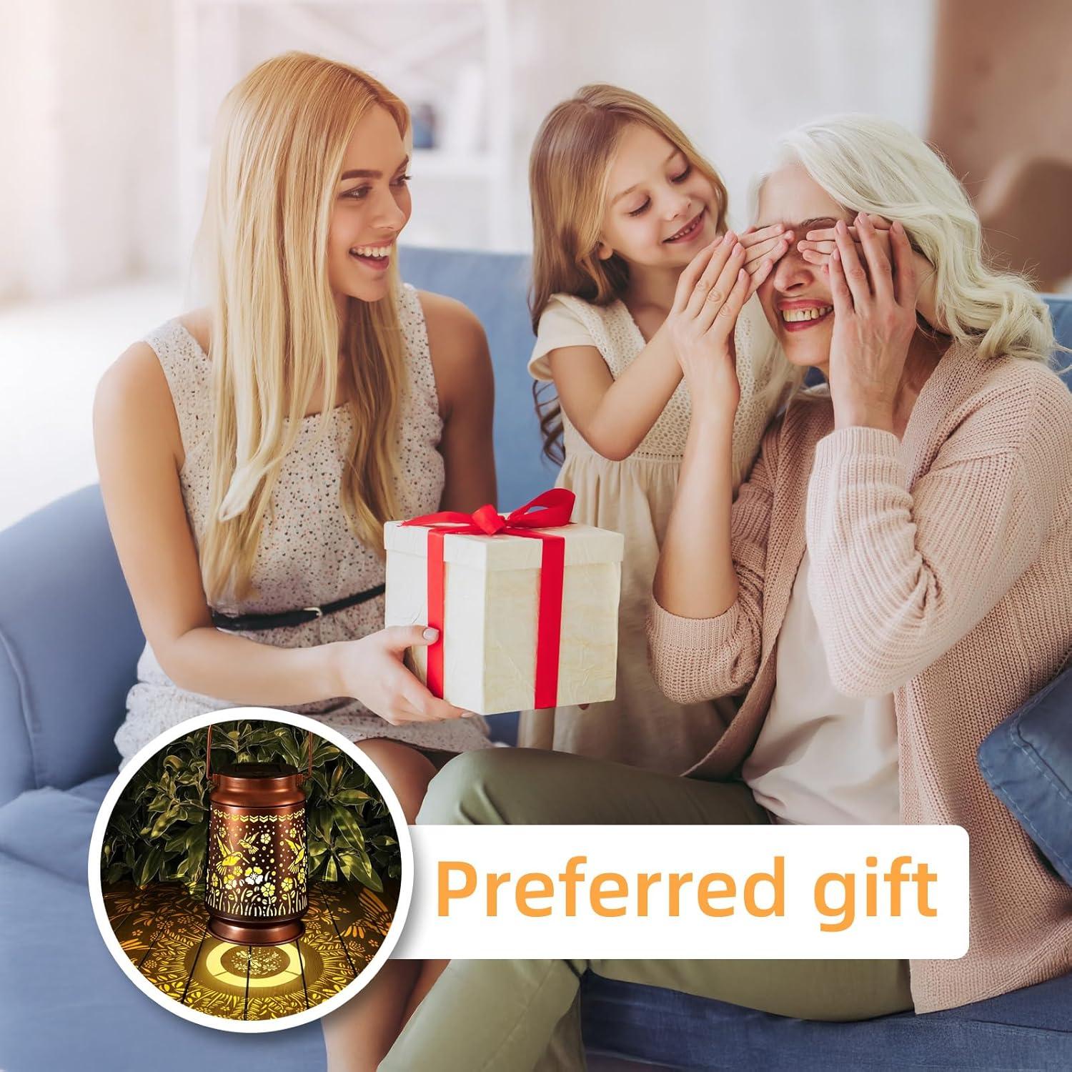 Linterna Solar Colgante HOFLYW Colibrí Impermeable 24.9cm