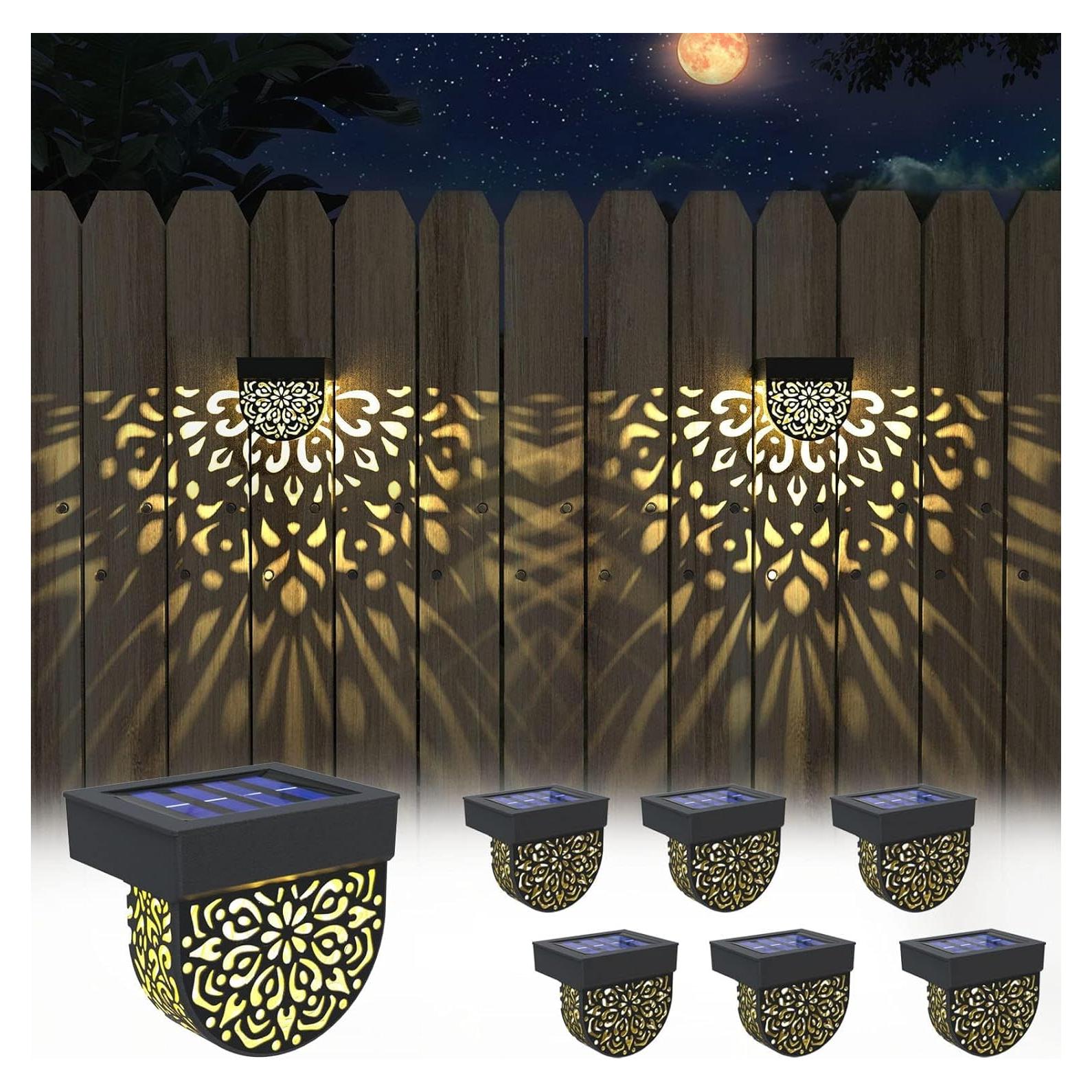 Luces Solares LED EKQ para Jardín y Patio - Paquete de 6