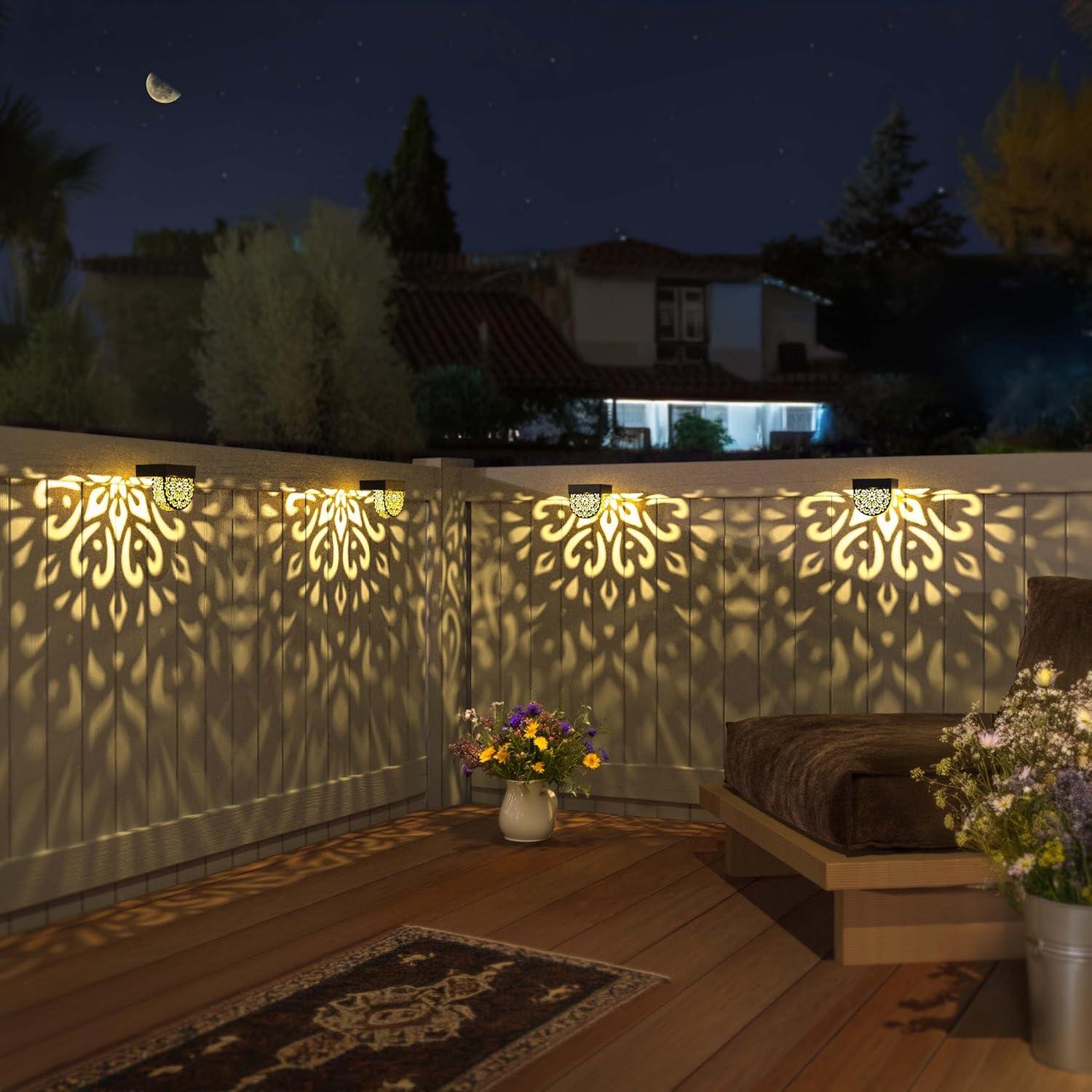 Luces Solares LED EKQ para Jardín y Patio - Paquete de 6