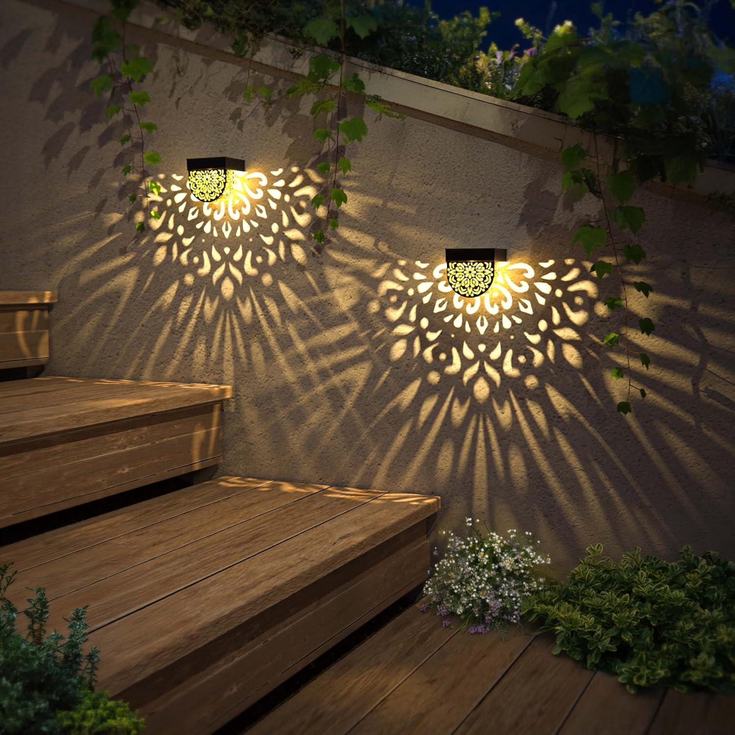 Luces Solares LED EKQ para Jardín y Patio - Paquete de 6