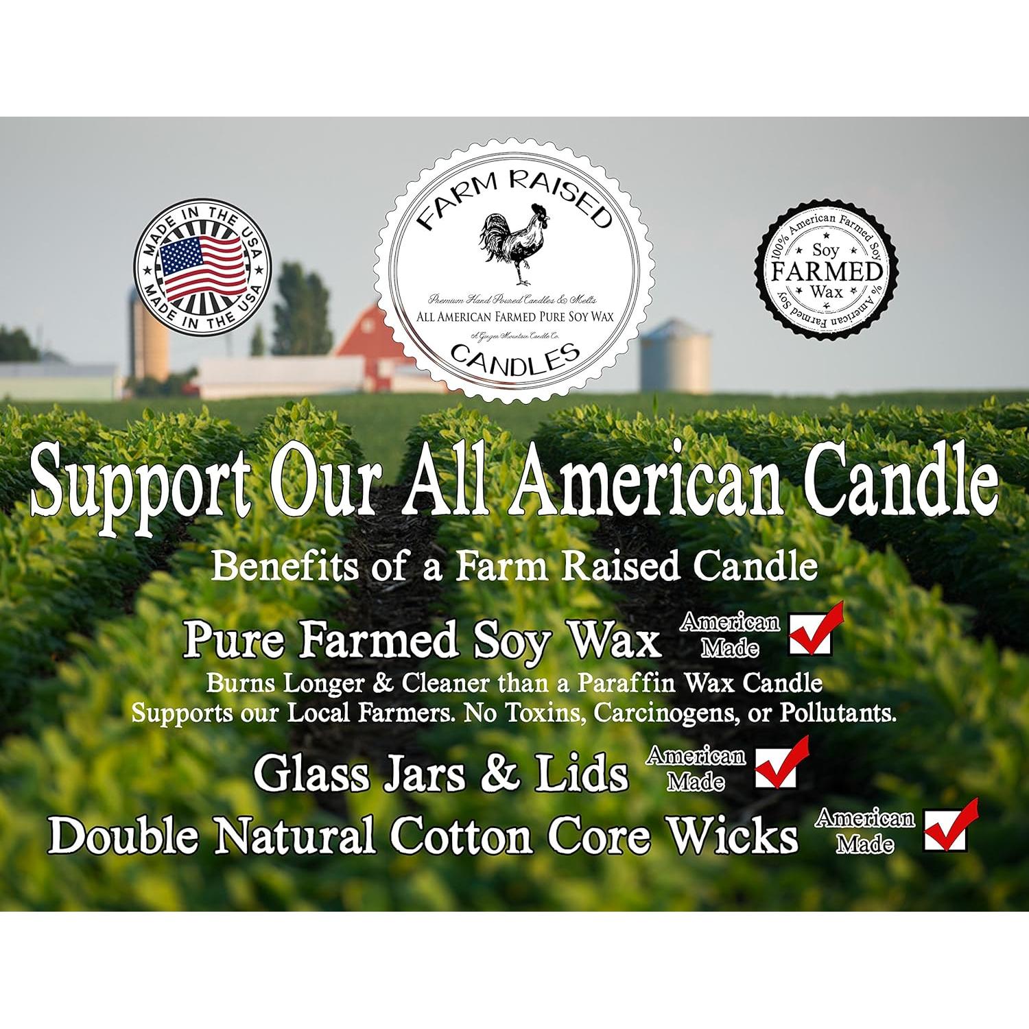 Melts de Cera de Soja Manzana McIntosh - Velas Criadas en Granja - 2 Paquetes de 170g