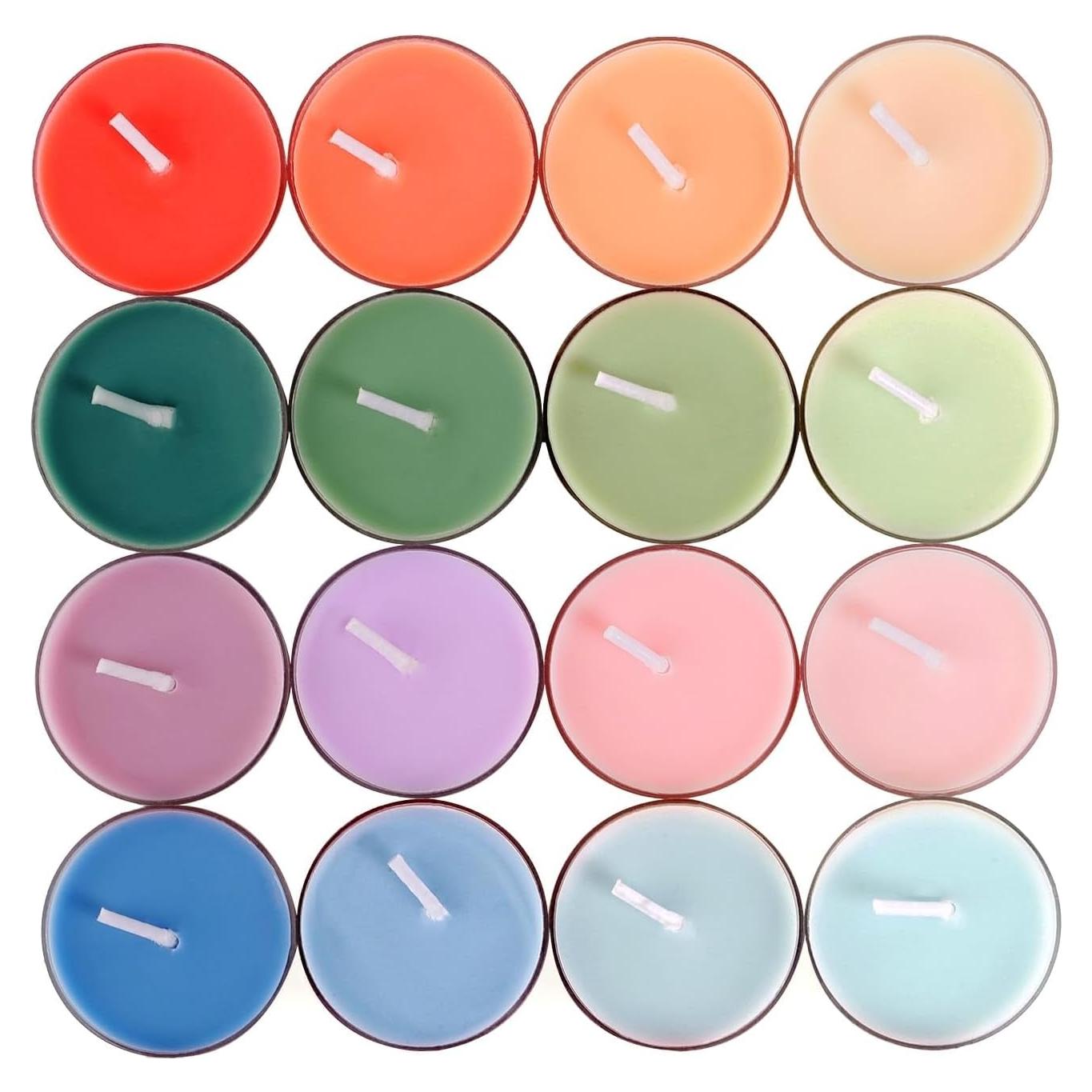 16 Velas Aromáticas de Cera de Soja WINICE - Decoración y Aromaterapia